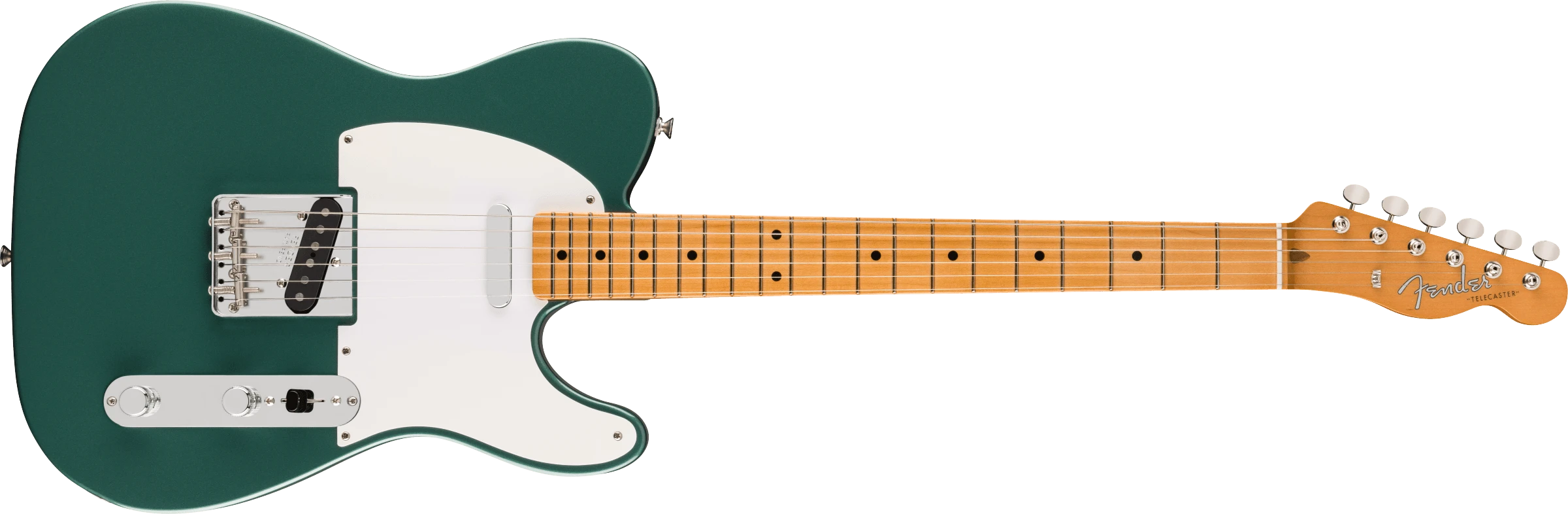 Fender® Vintera® III Late '50s Telecaster®, Maple Fingerboard, Sherwood Green Metallic