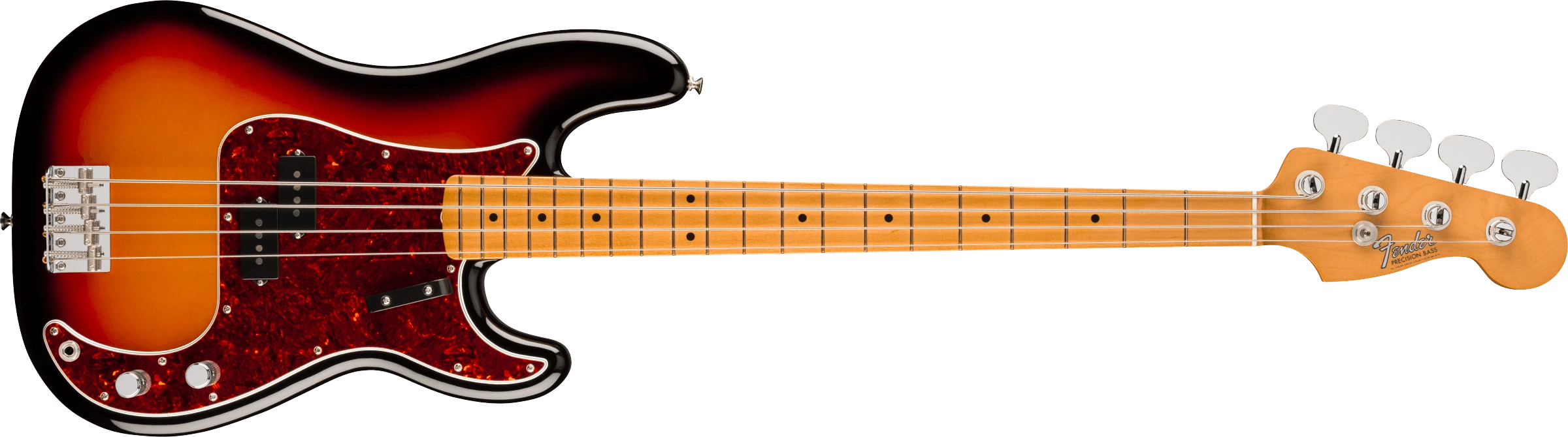 Fender® Vintera® III Late '60s Precision Bass®, Maple Fingerboard, 3-Color Sunburst