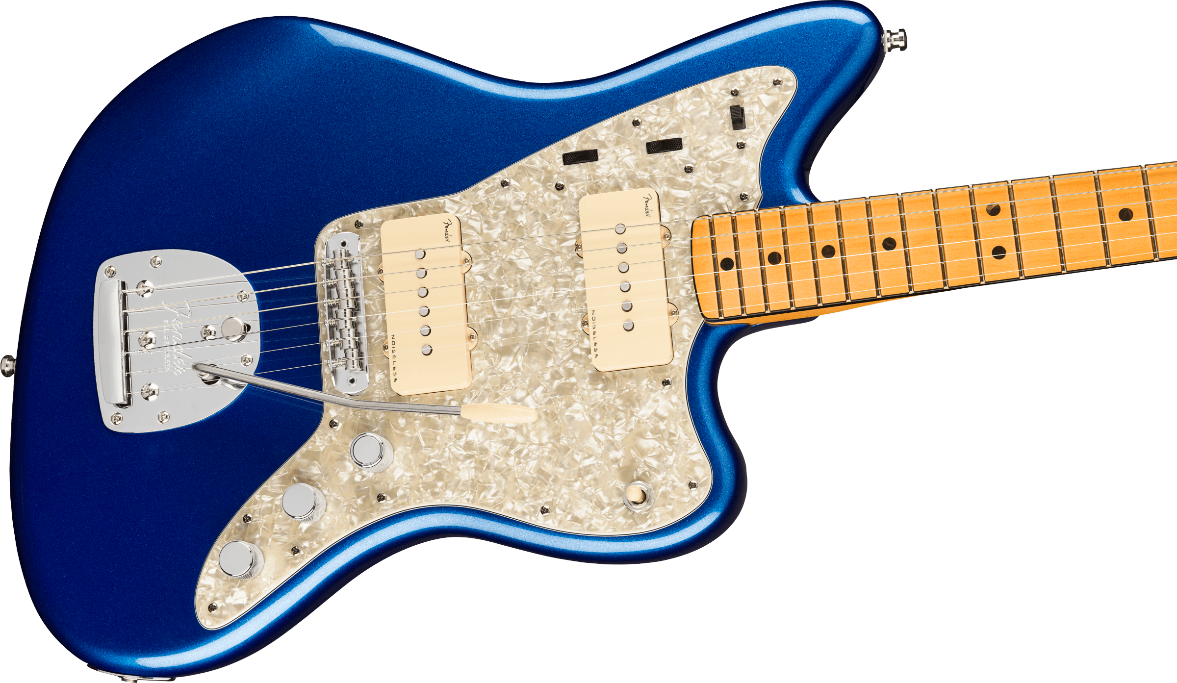 Fender® American Ultra Jazzmaster®, Maple Fingerboard, Cobra Blue
