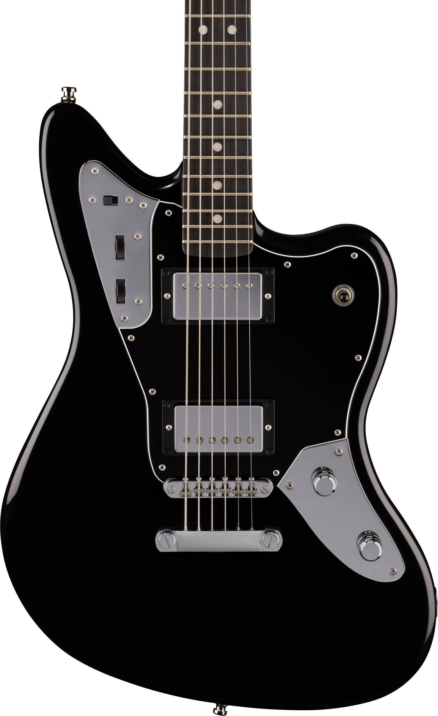 Fender® Limited Edition Player Fusion Jaguar® Baritone, Ebony Fingerboard, Black