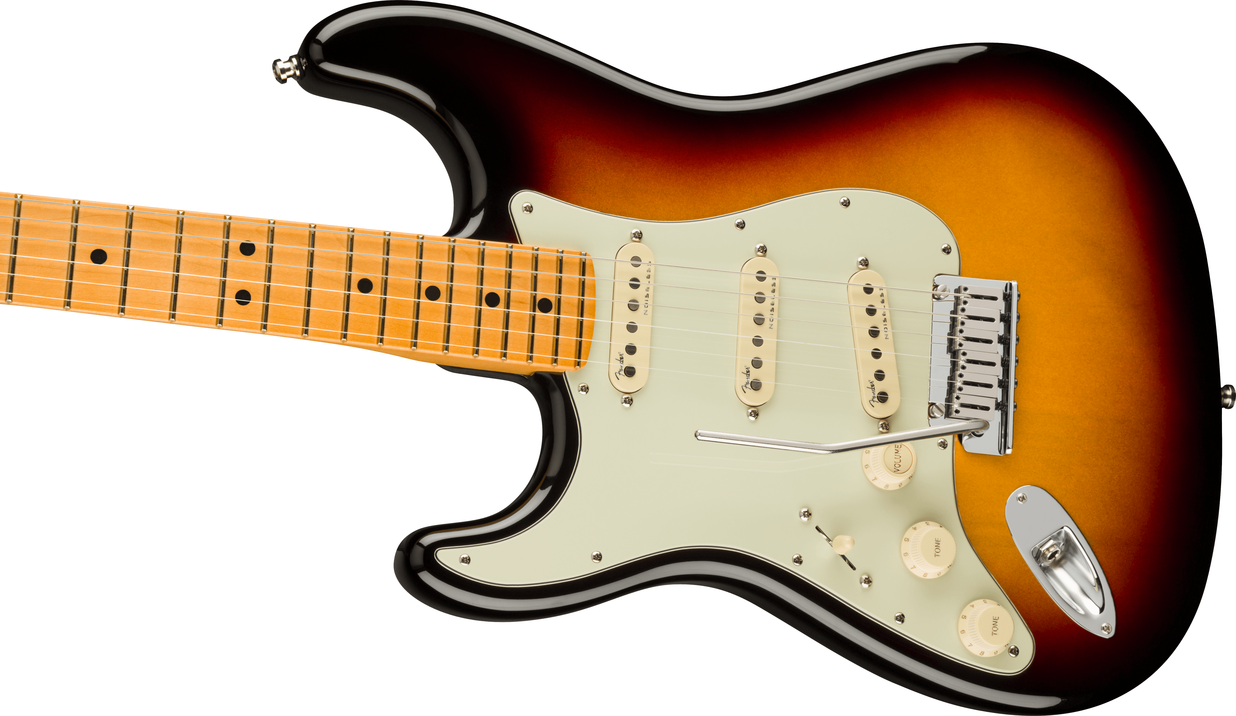 Fender® American Ultra Stratocaster® Left-Hand, Maple Fingerboard, Ultraburst