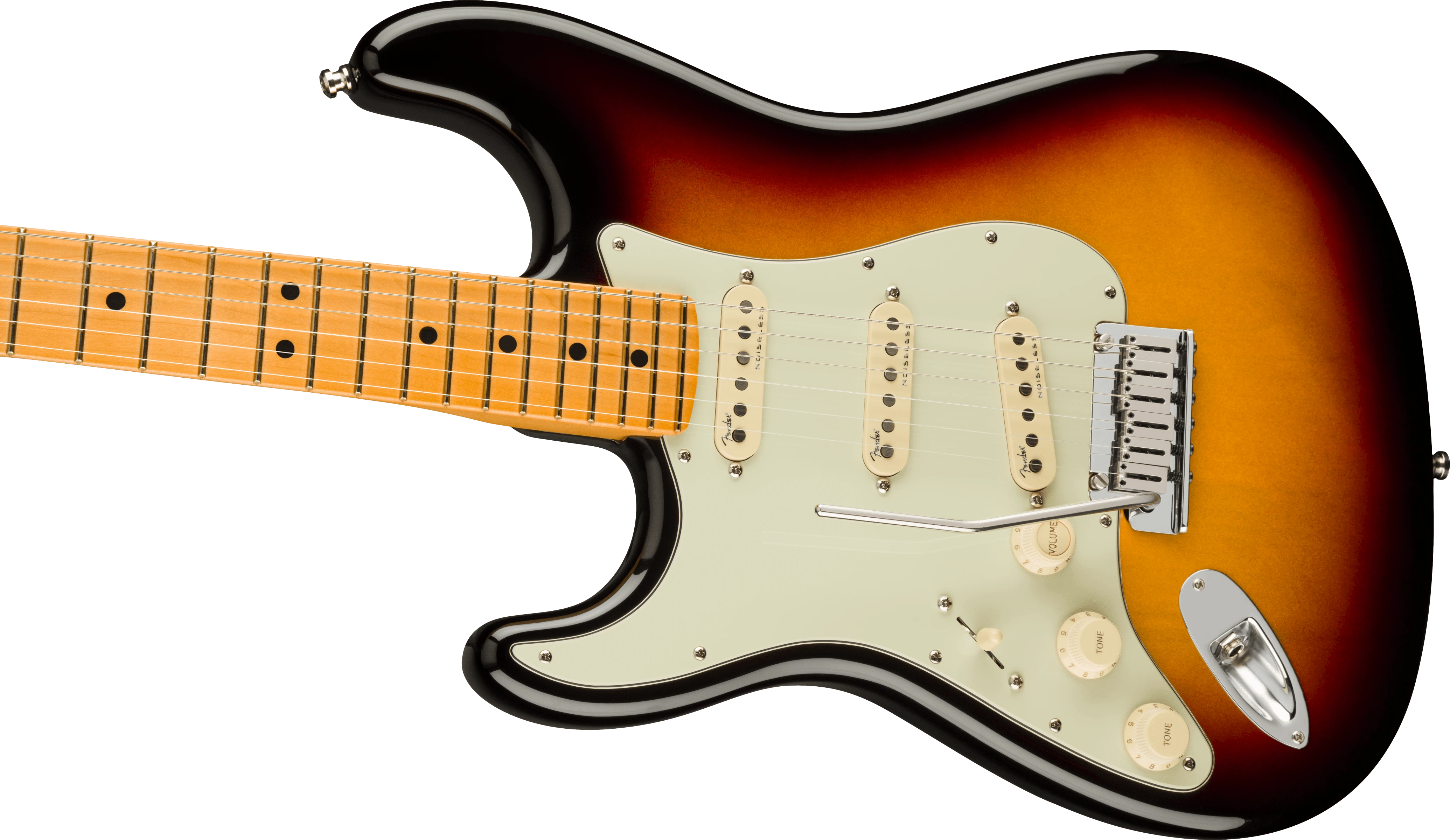 Fender® American Ultra Stratocaster® Left-Hand, Maple Fingerboard, Ultraburst