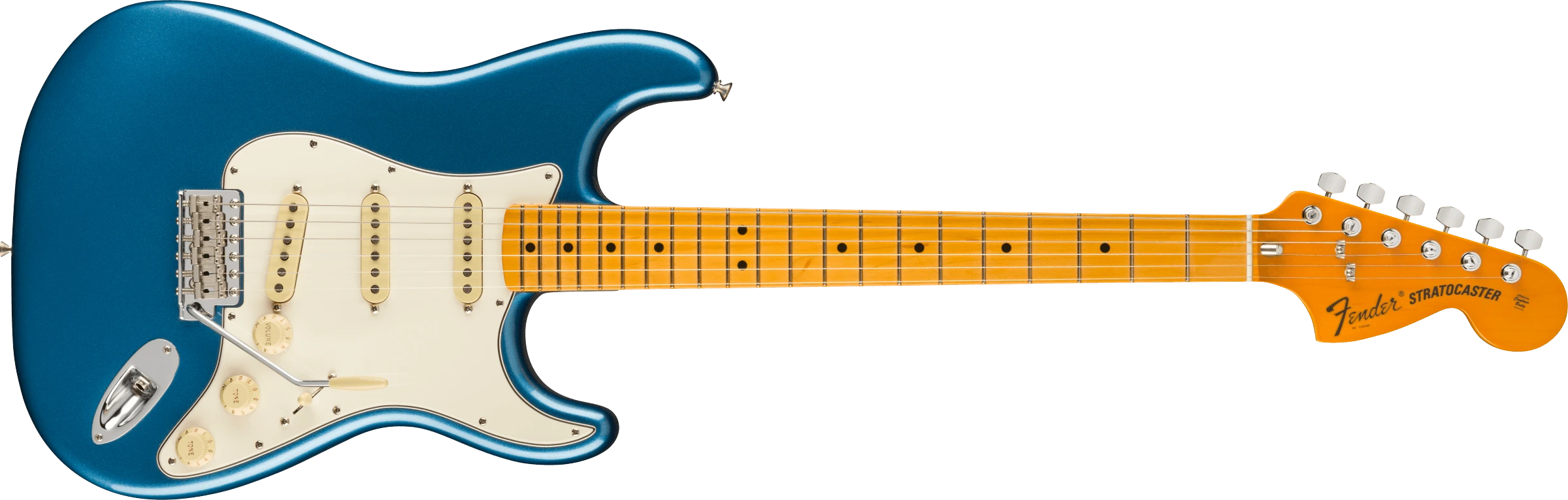 Fender® American Vintage II 1973 Stratocaster®, Maple Fingerboard, Lake Placid Blue