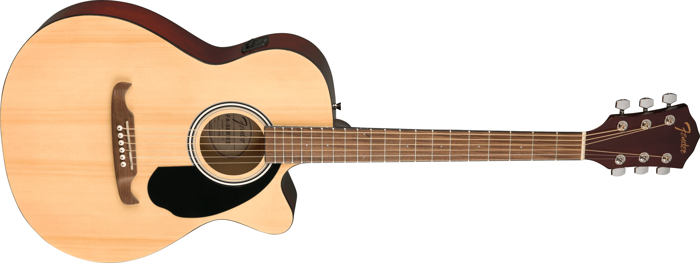 Fender® FA-135CE Concert, Walnut Fingerboard, Natural