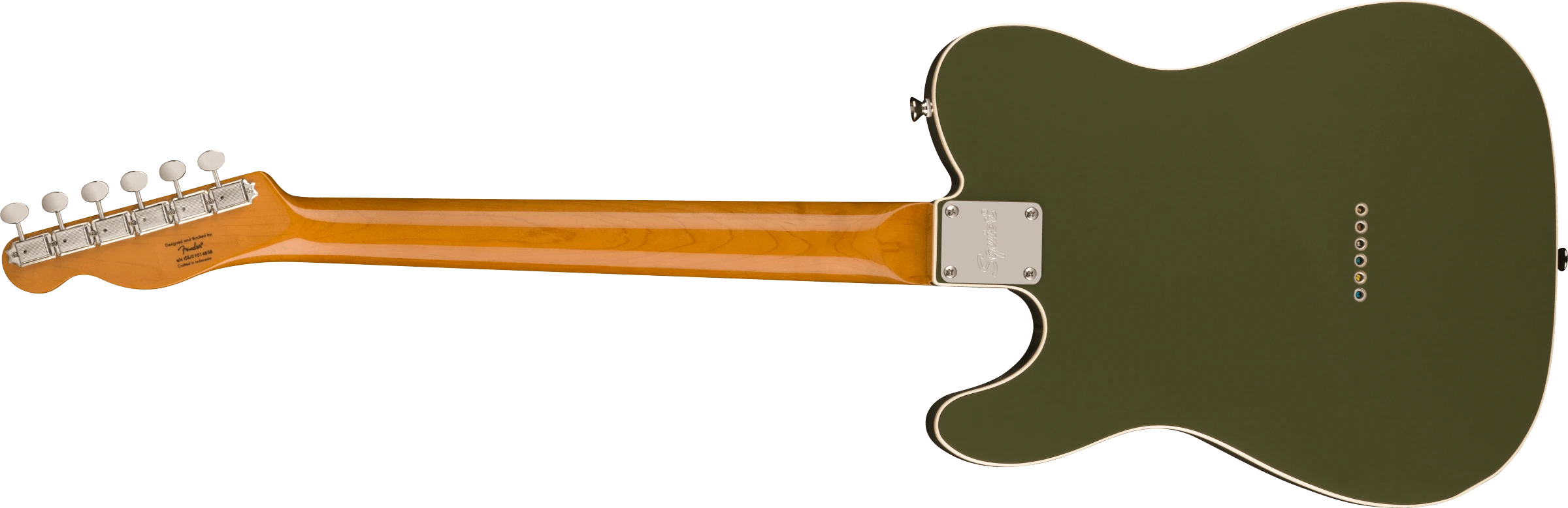 Squier® FSR Classic Vibe '60s Custom Telecaster®, Laurel Fingerboard, Parchment Pickguard, Olive