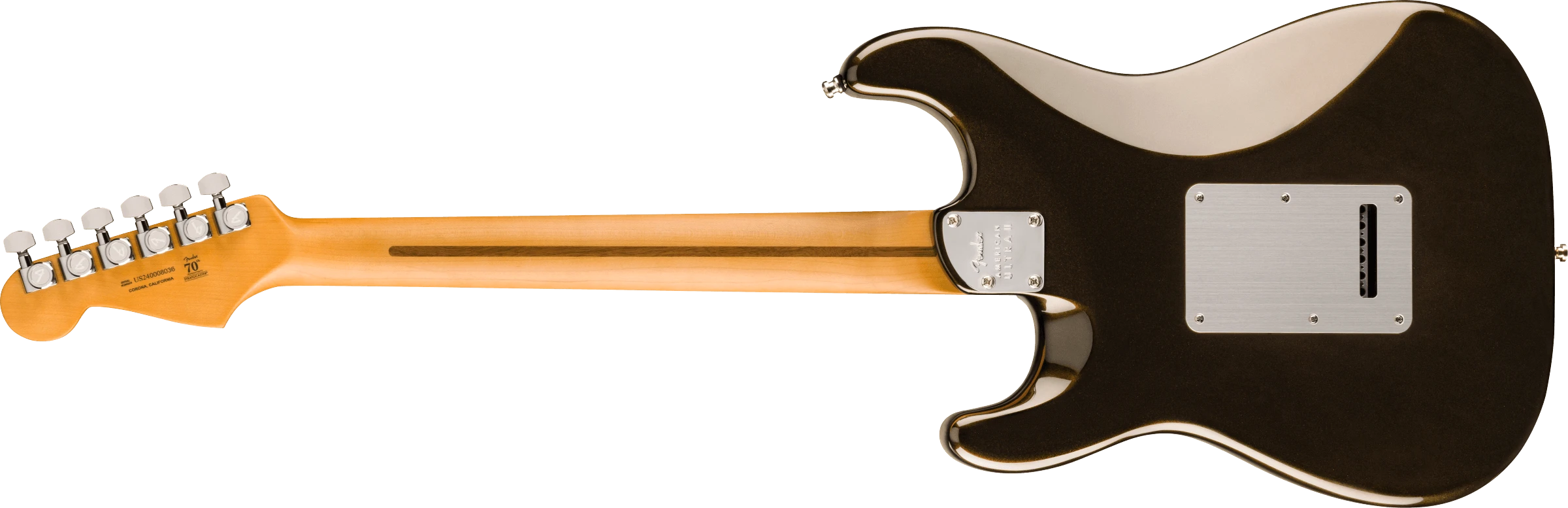 Fender® American Ultra II Stratocaster®, Ebony Fingerboard, Texas Tea