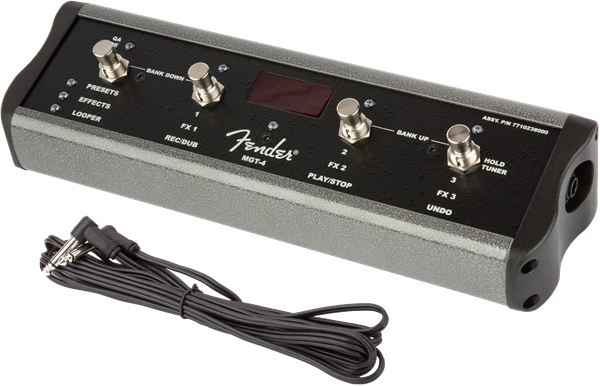 Fender® Footswitch, Four Button, MGT-4, 1/4" Connector, Mustang™ GT