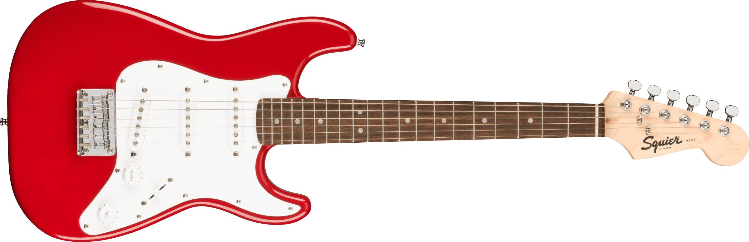 Squier® Mini Stratocaster®, Laurel Fingerboard, Dakota Red