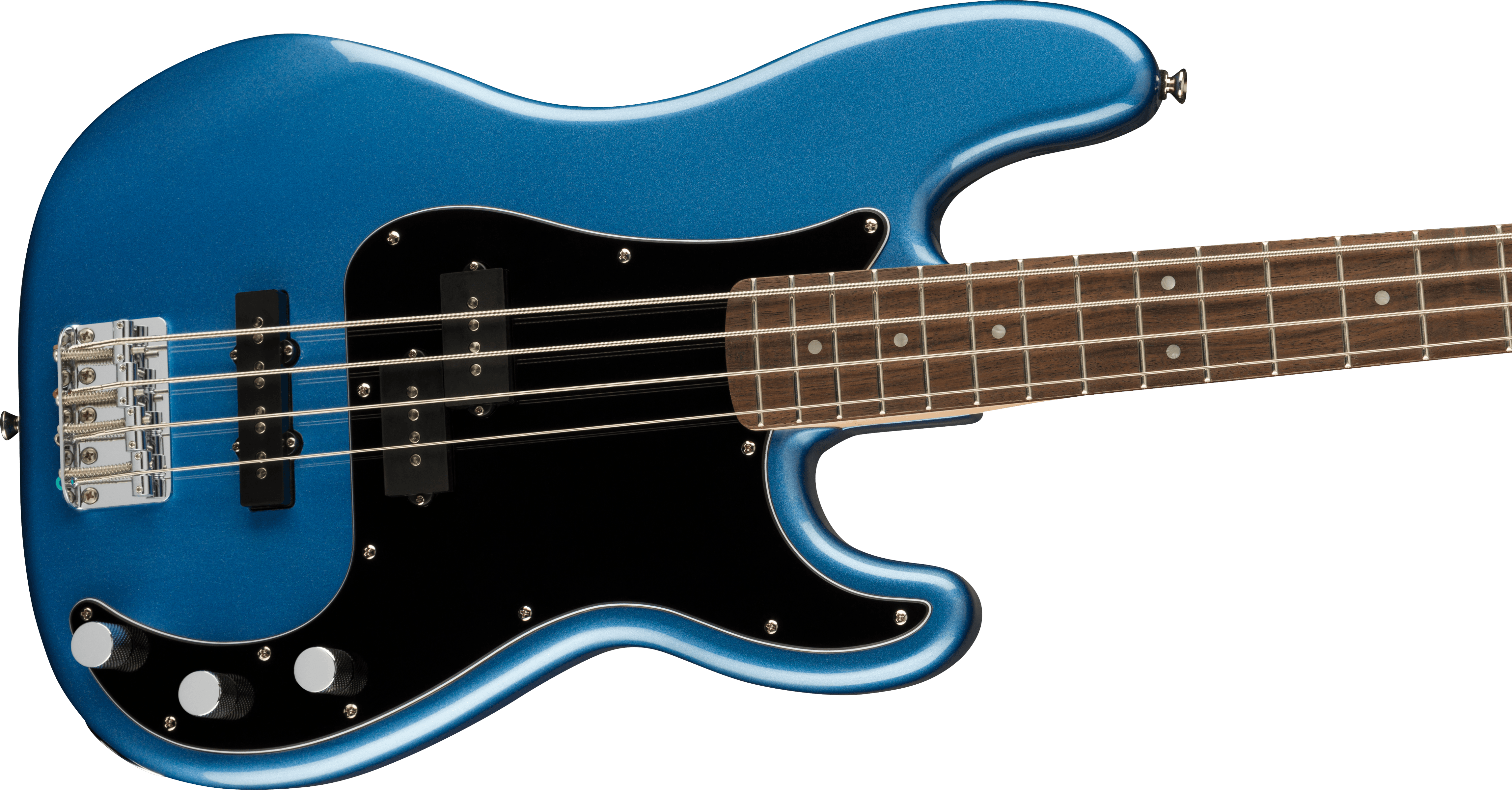 Squier® Affinity Series® Precision Bass® PJ, Laurel Fingerboard, Black Pickguard, Lake Placid Blue