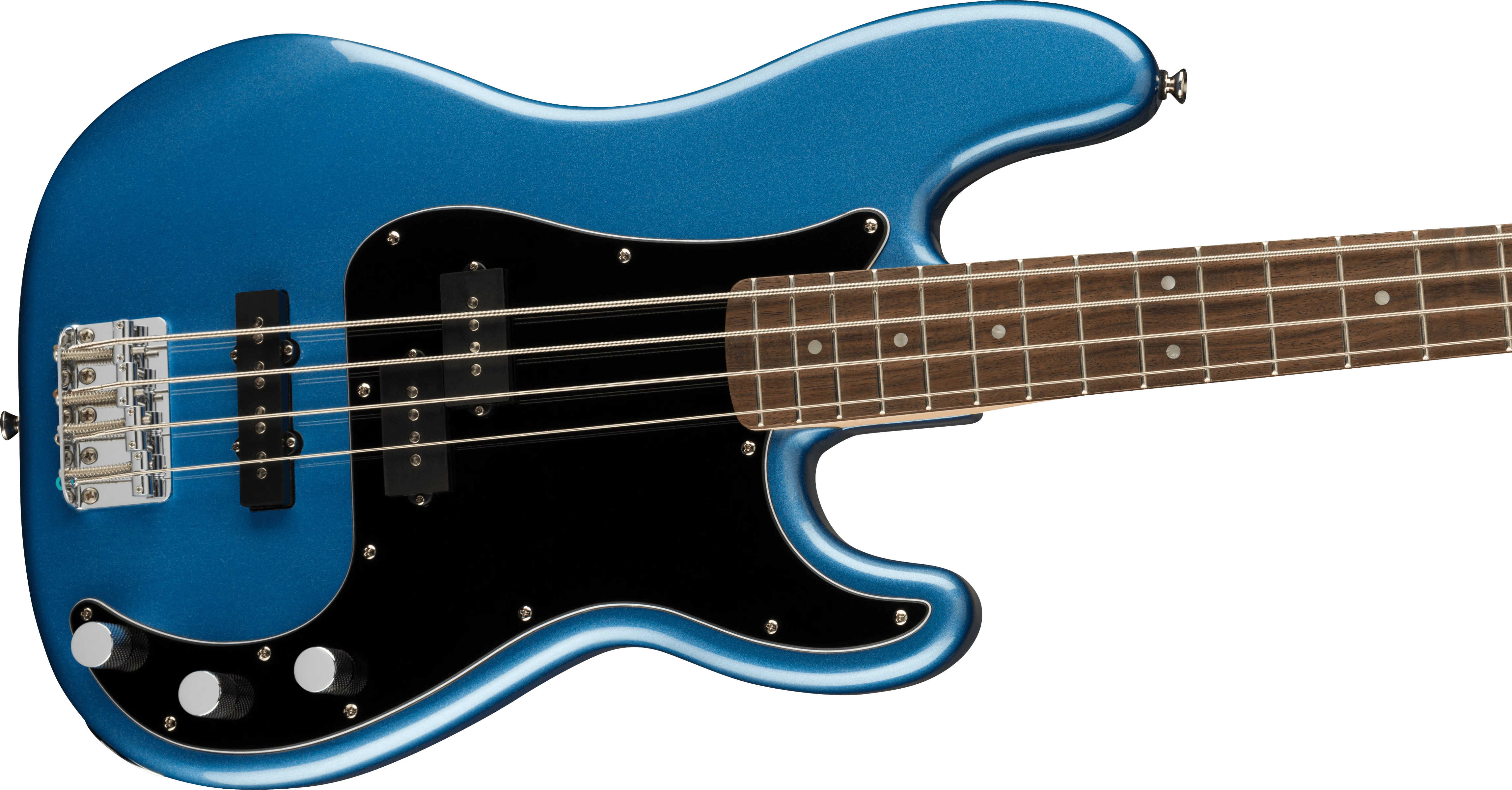 Squier® Affinity Series® Precision Bass® PJ, Laurel Fingerboard, Black Pickguard, Lake Placid Blue