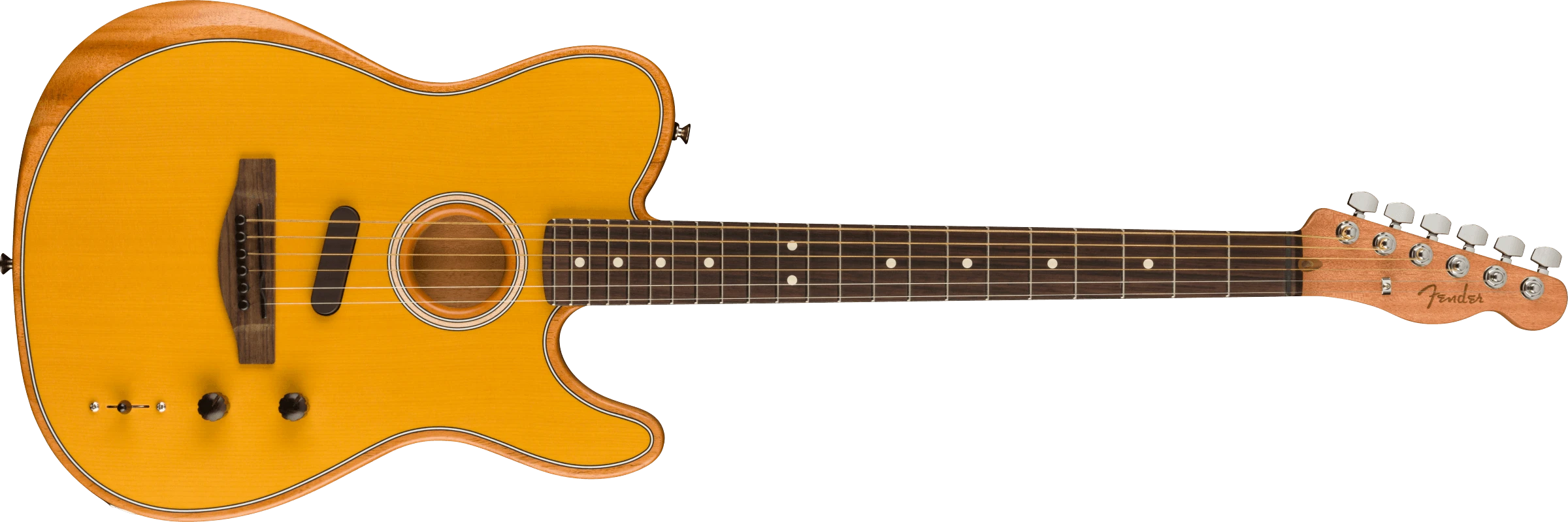 Fender® Acoustasonic® Player Telecaster®, Rosewood Fingerboard, Butterscotch Blonde