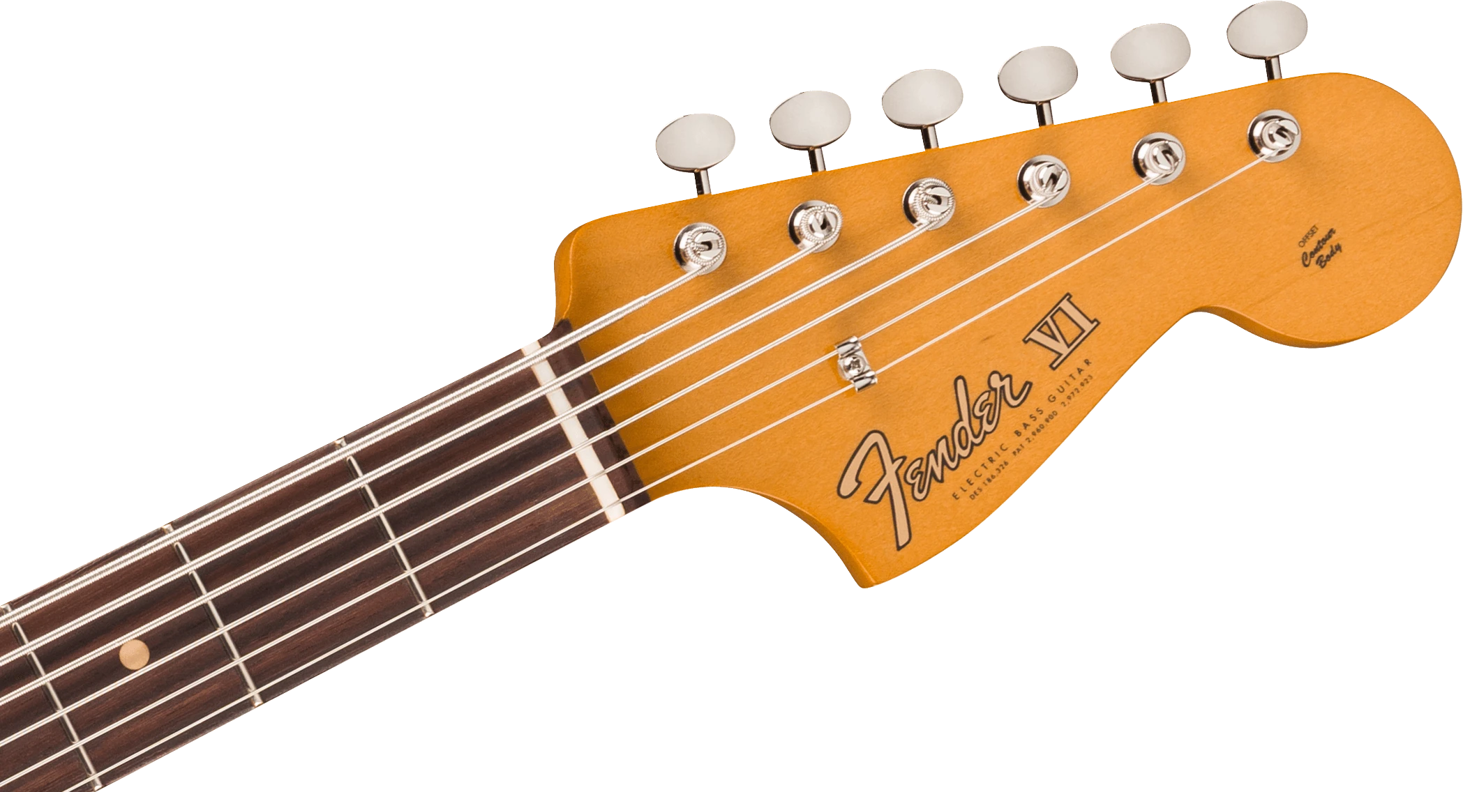 Fender® Vintera® III Early '60s Bass VI, Rosewood Fingerboard, Olympic White