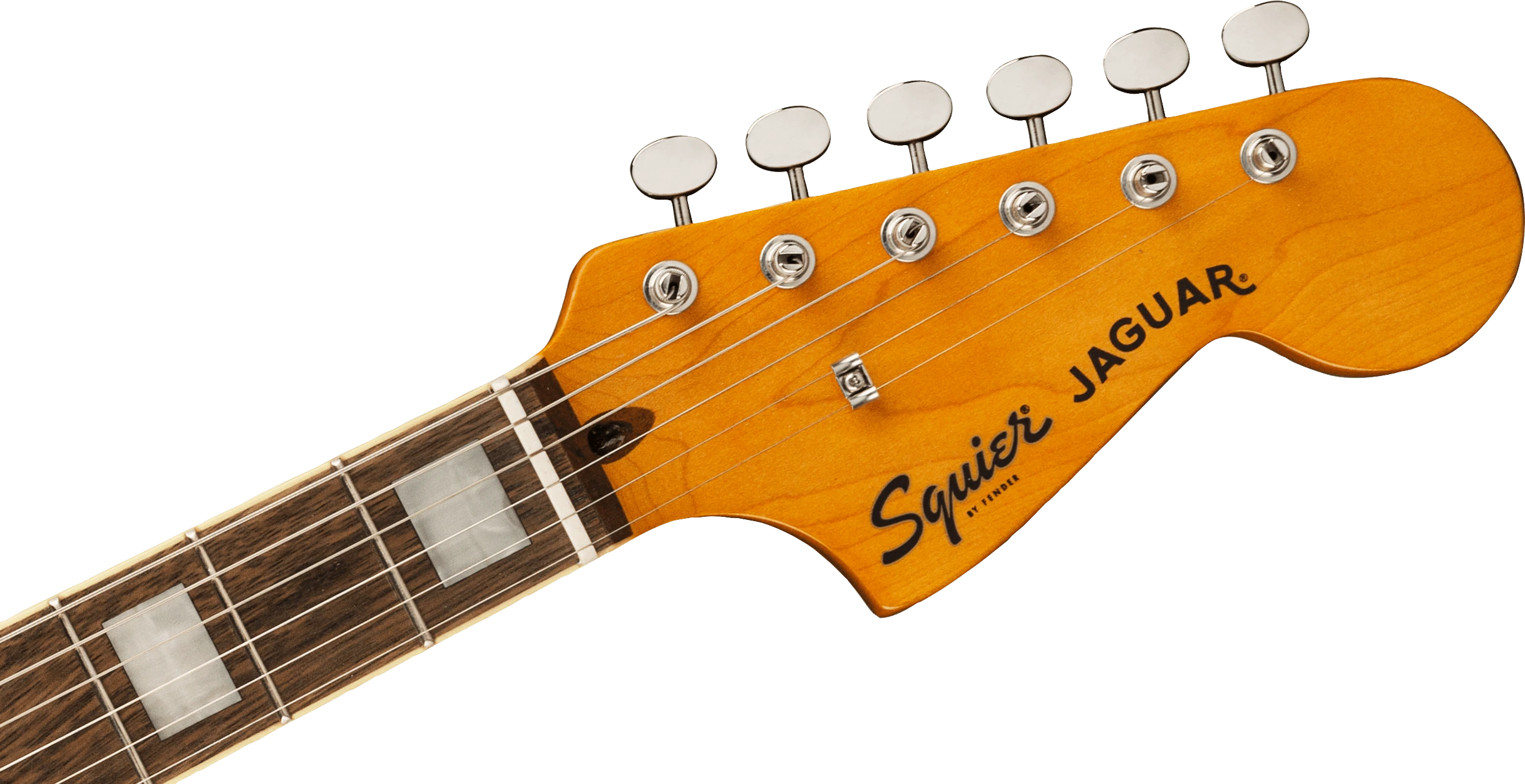 Squier® FSR Classic Vibe '70s Jaguar®, Laurel Fingerboard, Tortoiseshell Pickguard, Purple Metallic