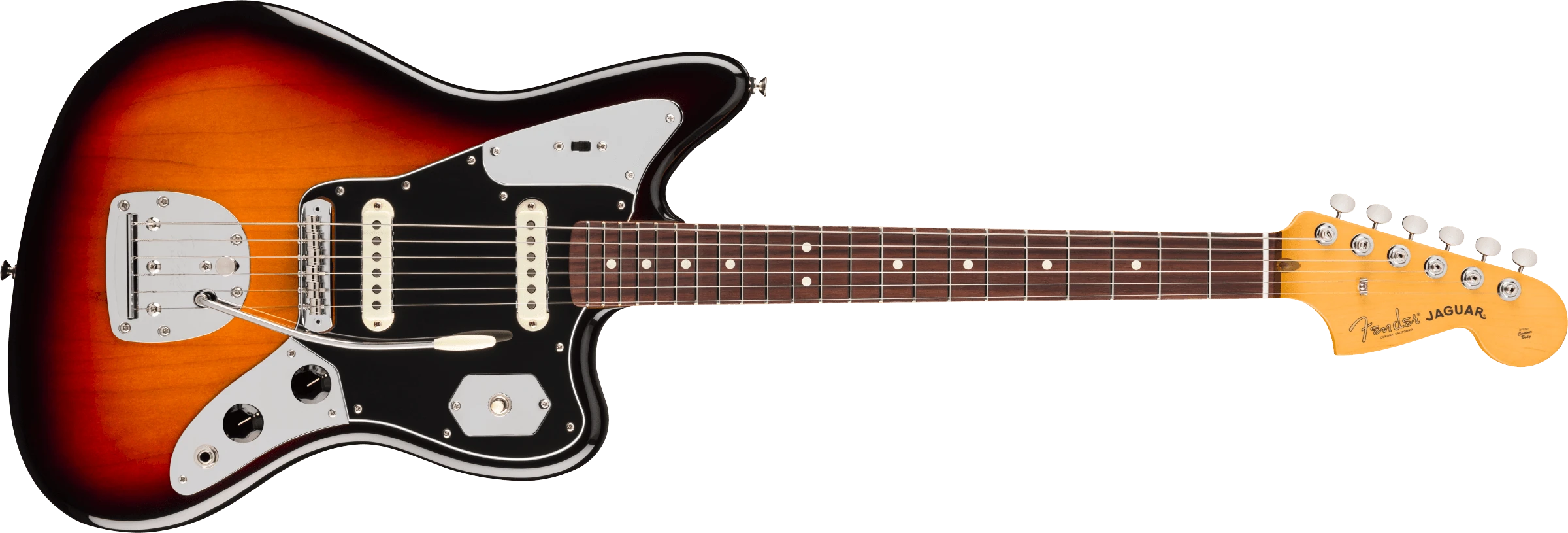 Fender® American Professional Classic Jaguar®, Rosewood Fingerboard, 3-Color Sunburst