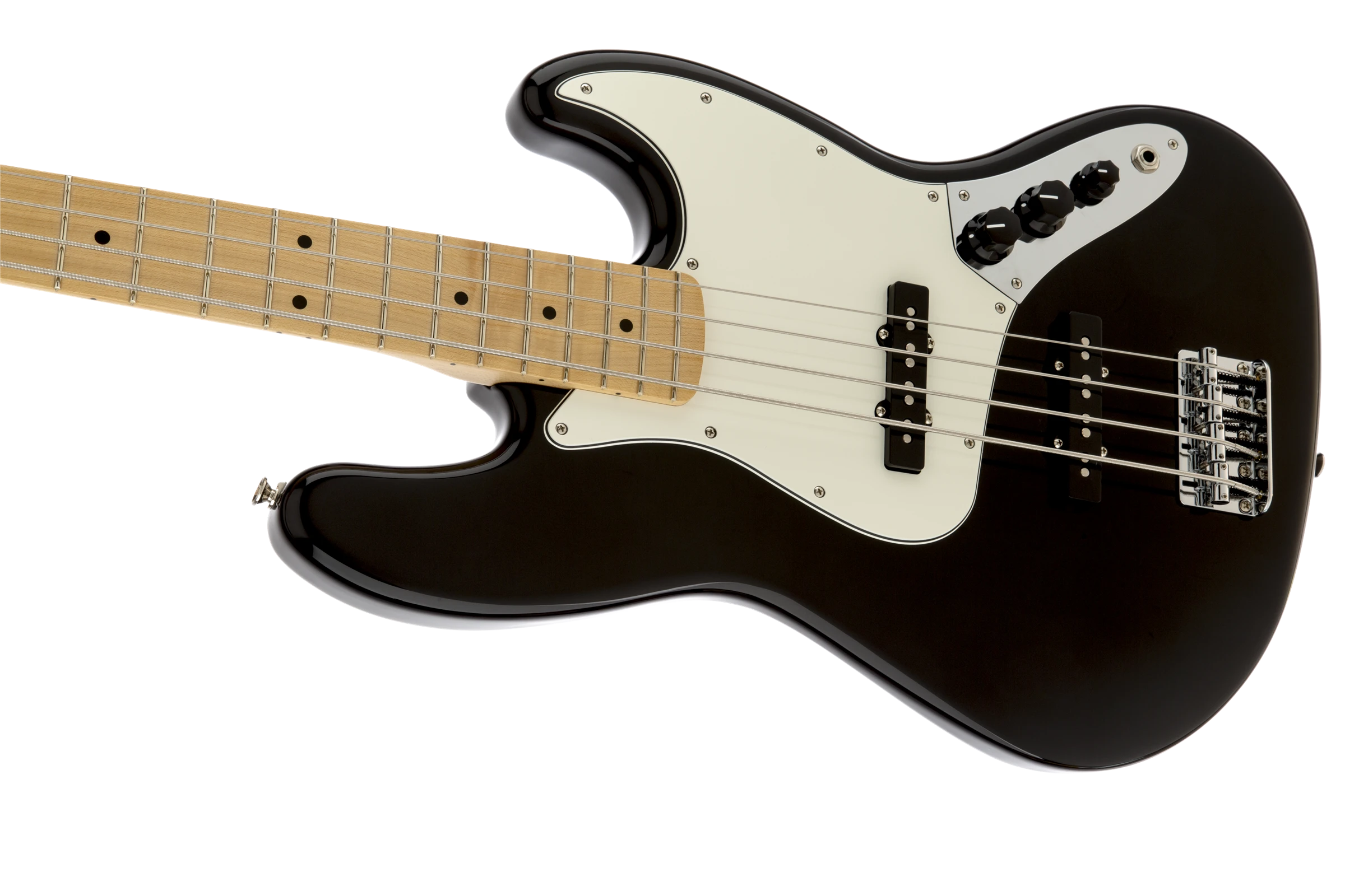 Fender® Standard Jazz Bass®, Maple Fingerboard, Black