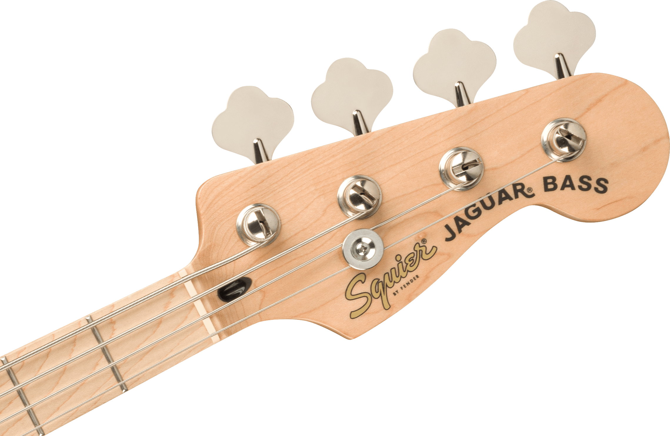 Squier® Affinity Series® Jaguar® Bass H, Maple Fingerboard, Black Pickguard, Black