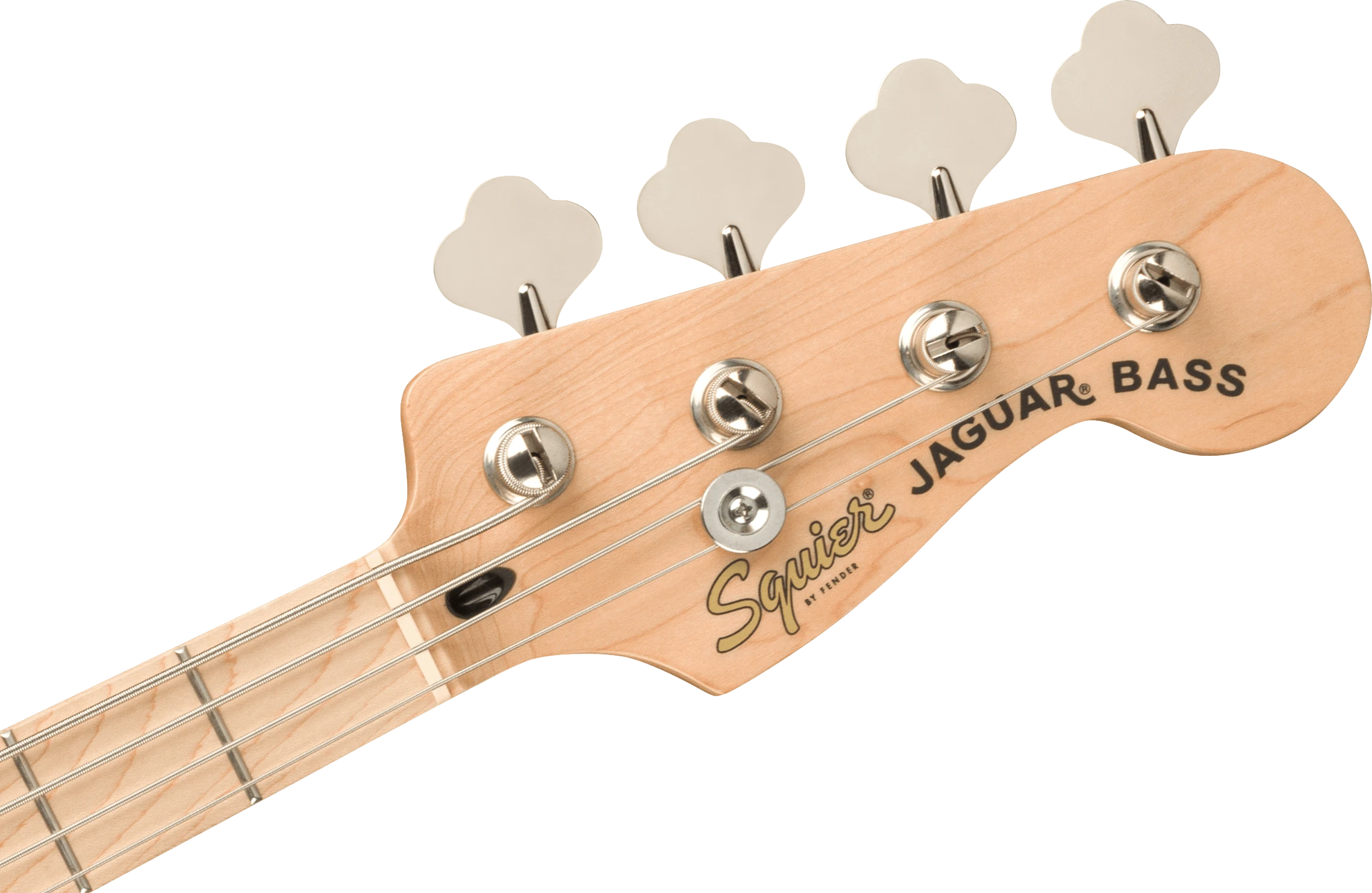 Squier® Affinity Series® Jaguar® Bass H, Maple Fingerboard, Black Pickguard, Black