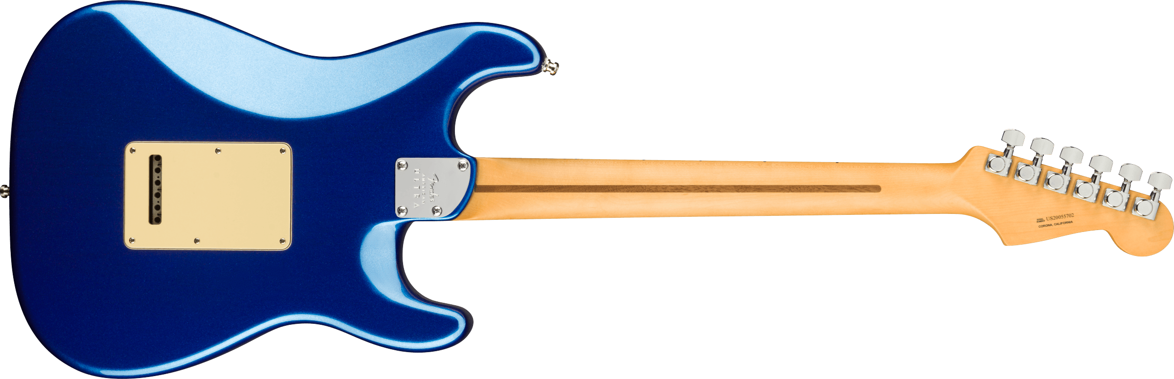 Fender® American Ultra Stratocaster® Left-Hand, Maple Fingerboard, Cobra Blue
