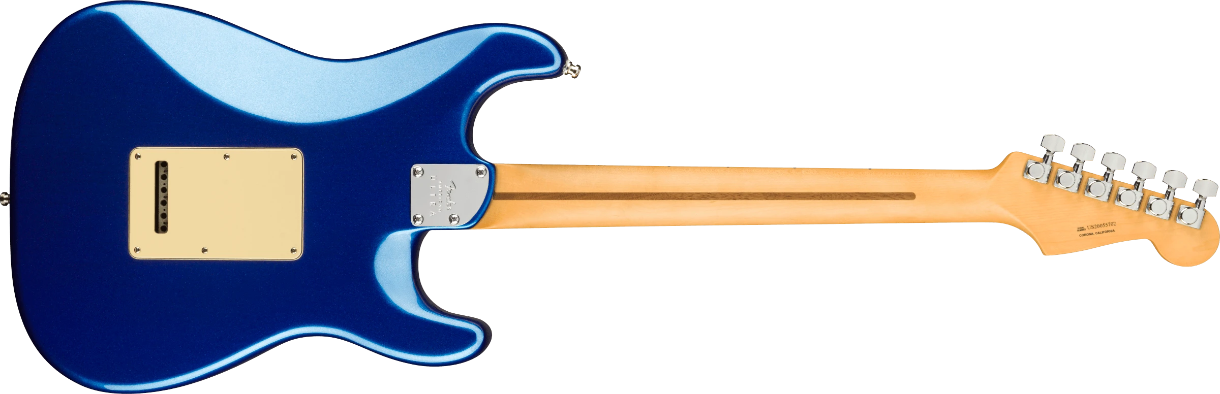 Fender® American Ultra Stratocaster® Left-Hand, Maple Fingerboard, Cobra Blue