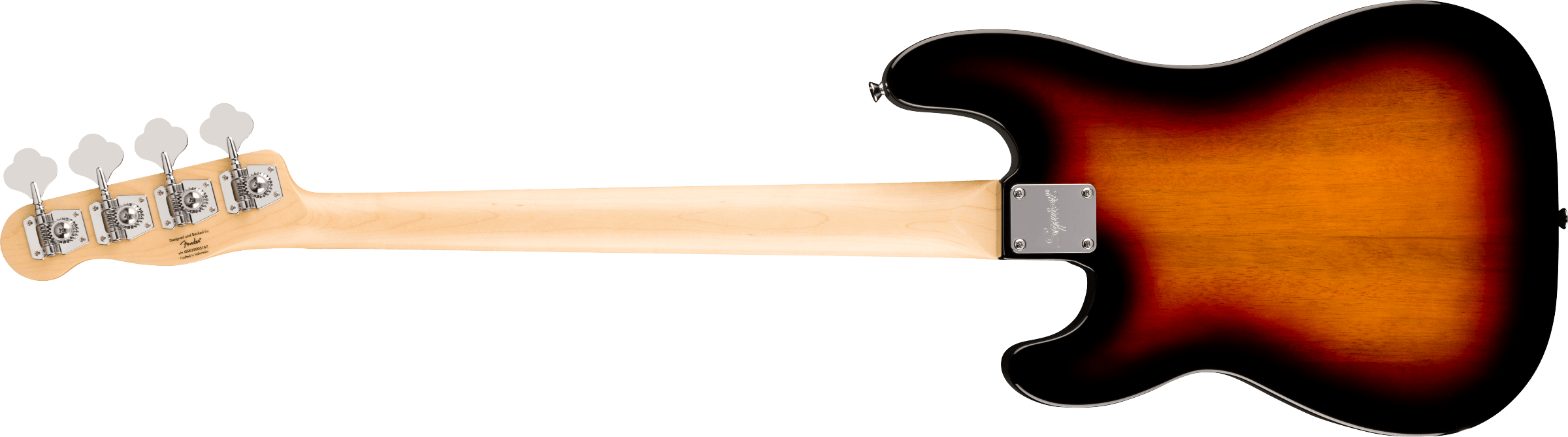 Squier® Paranormal Precision Bass® Thinline SJ, Laurel Fingerboard, Black Pickguard, 3-Color Sunburst