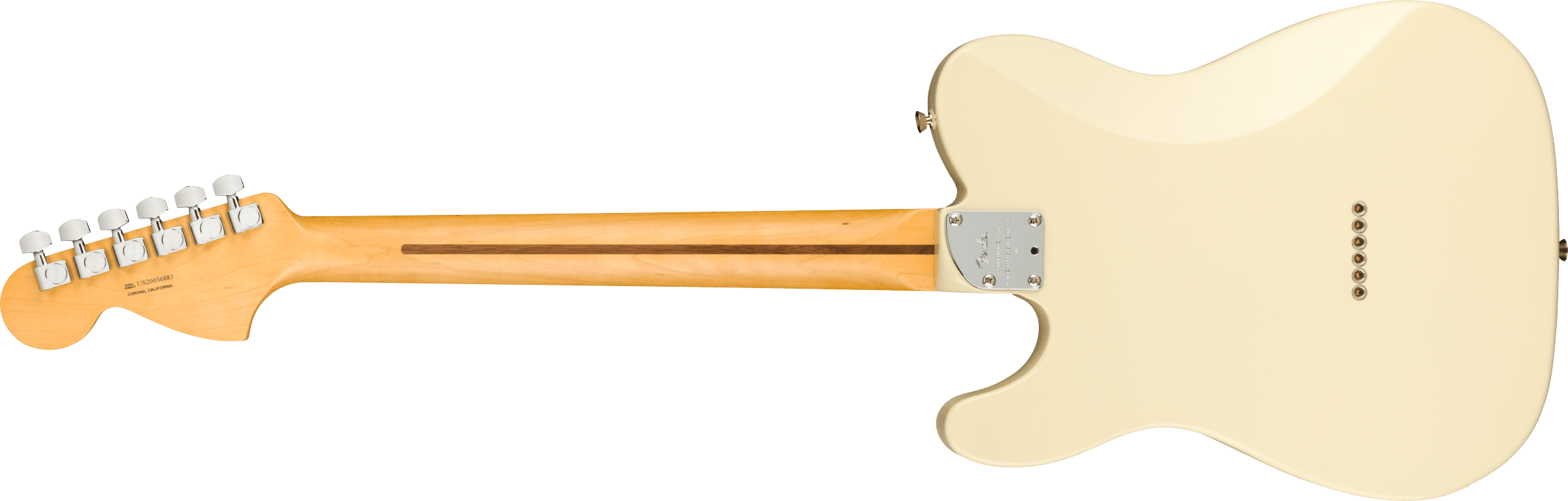 Fender® American Professional II Telecaster® Deluxe, Maple Fingerboard, Olympic White