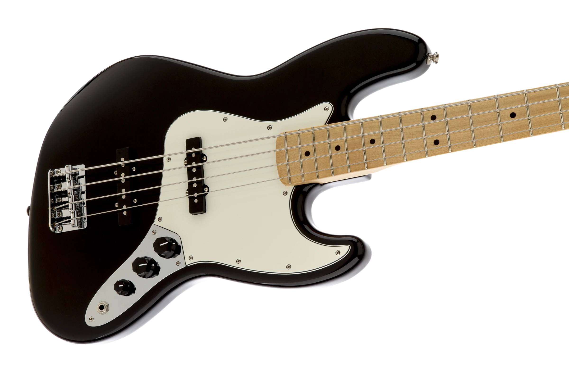 Fender® Standard Jazz Bass®, Maple Fingerboard, Black