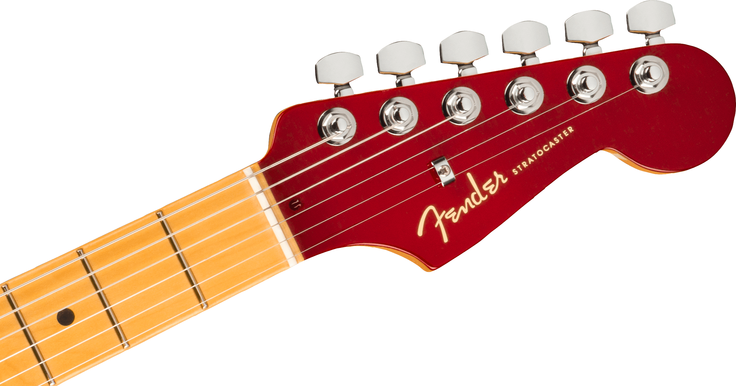 Fender® American Ultra Luxe Stratocaster®, Maple Fingerboard, Plasma Red Burst