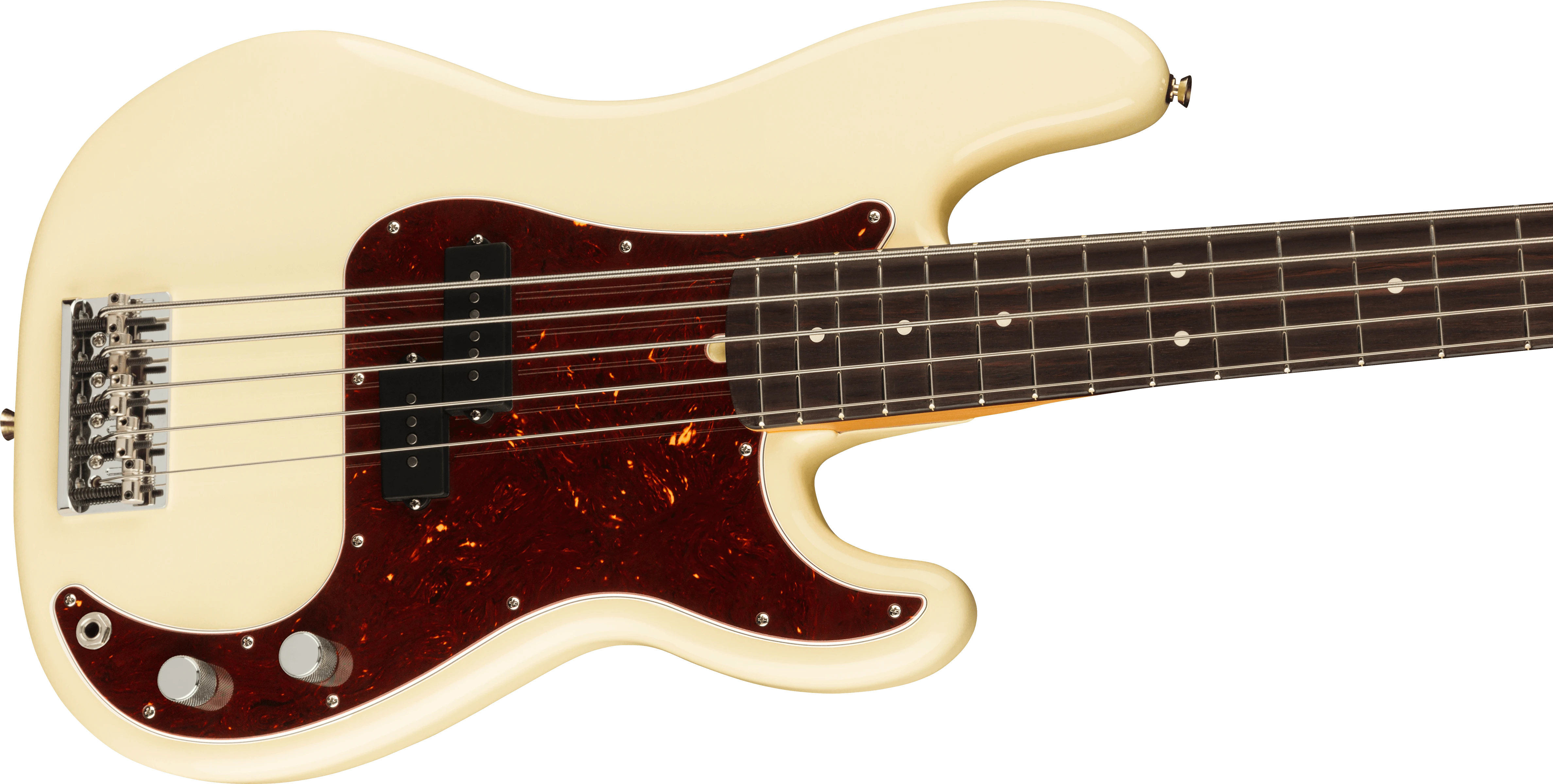 Fender® American Professional II Precision Bass® V, Rosewood Fingerboard, Olympic White