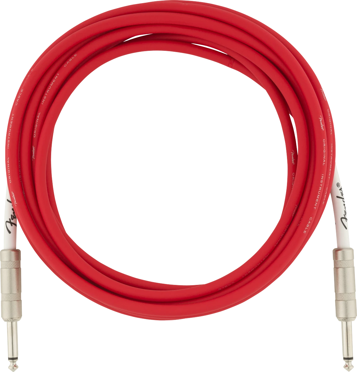 Fender® Original Series Instrument Cable, 15', Fiesta Red
