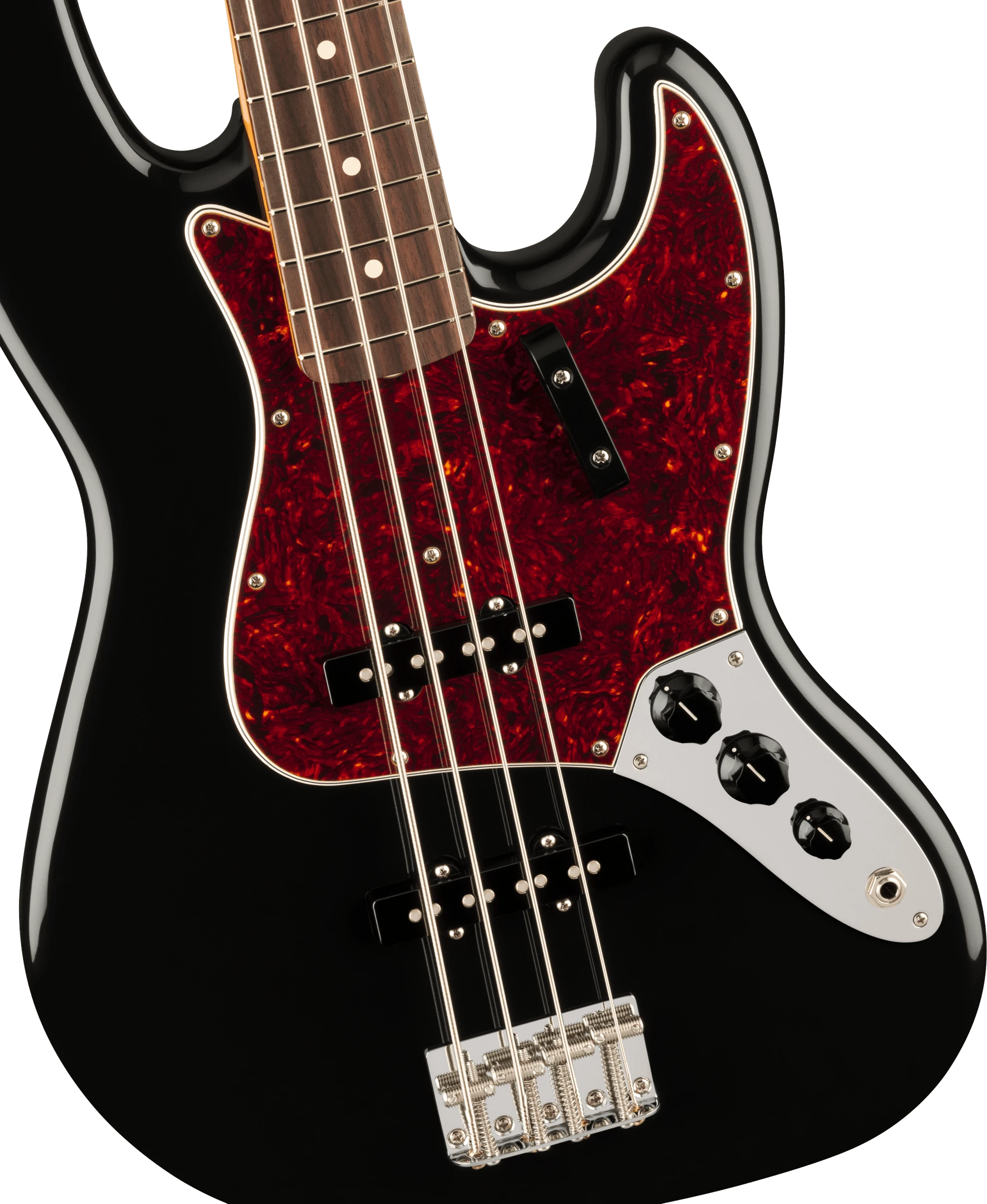 Fender® Vintera® II '60s Jazz Bass®, Rosewood Fingerboard, Black