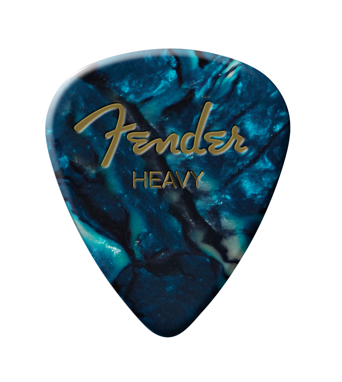 Fender® Premium Celluloid 351 Shape Picks, Medium, Ocean Turquoise, 12-Pack