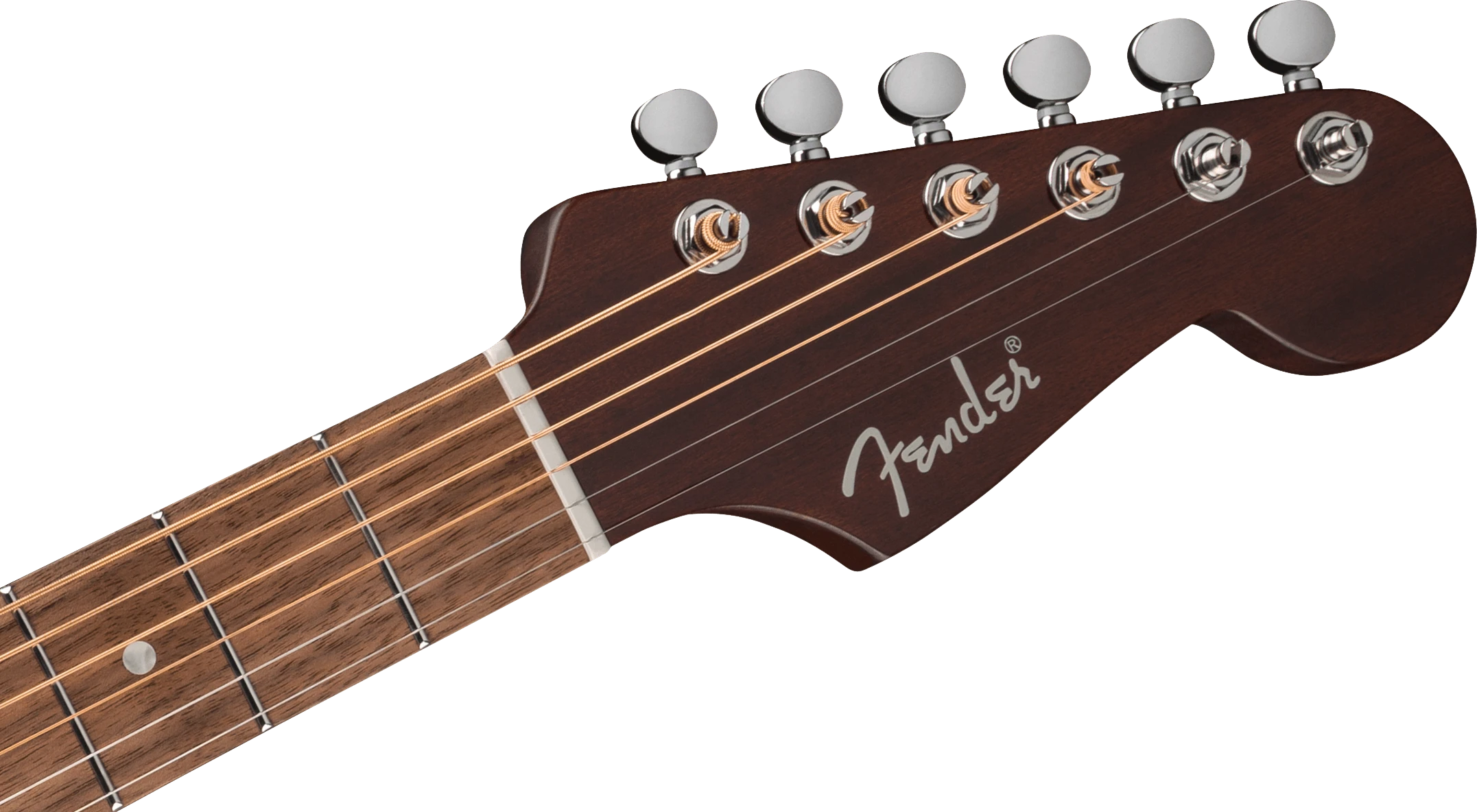 Fender® California Deluxe Redondo™ Jr. E Mahogany, Walnut Fingerboard, Natural