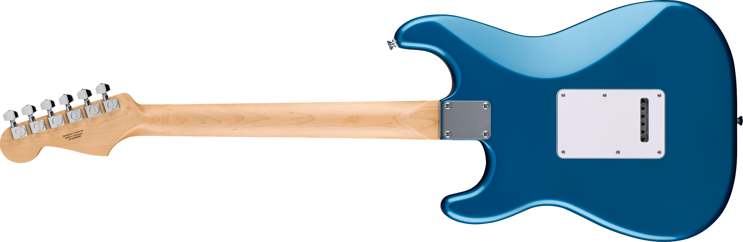 Fender® Standard Stratocaster®, Laurel Fingerboard, White Pickguard, Aqua Marine Metallic