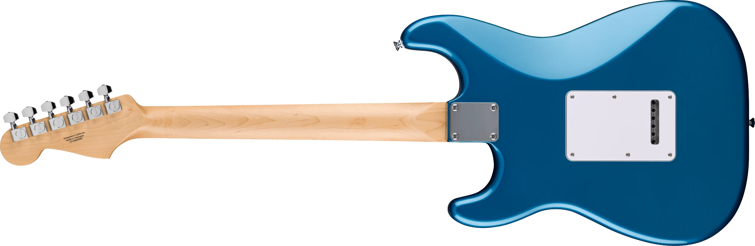 Fender® Standard Stratocaster®, Laurel Fingerboard, White Pickguard, Aqua Marine Metallic