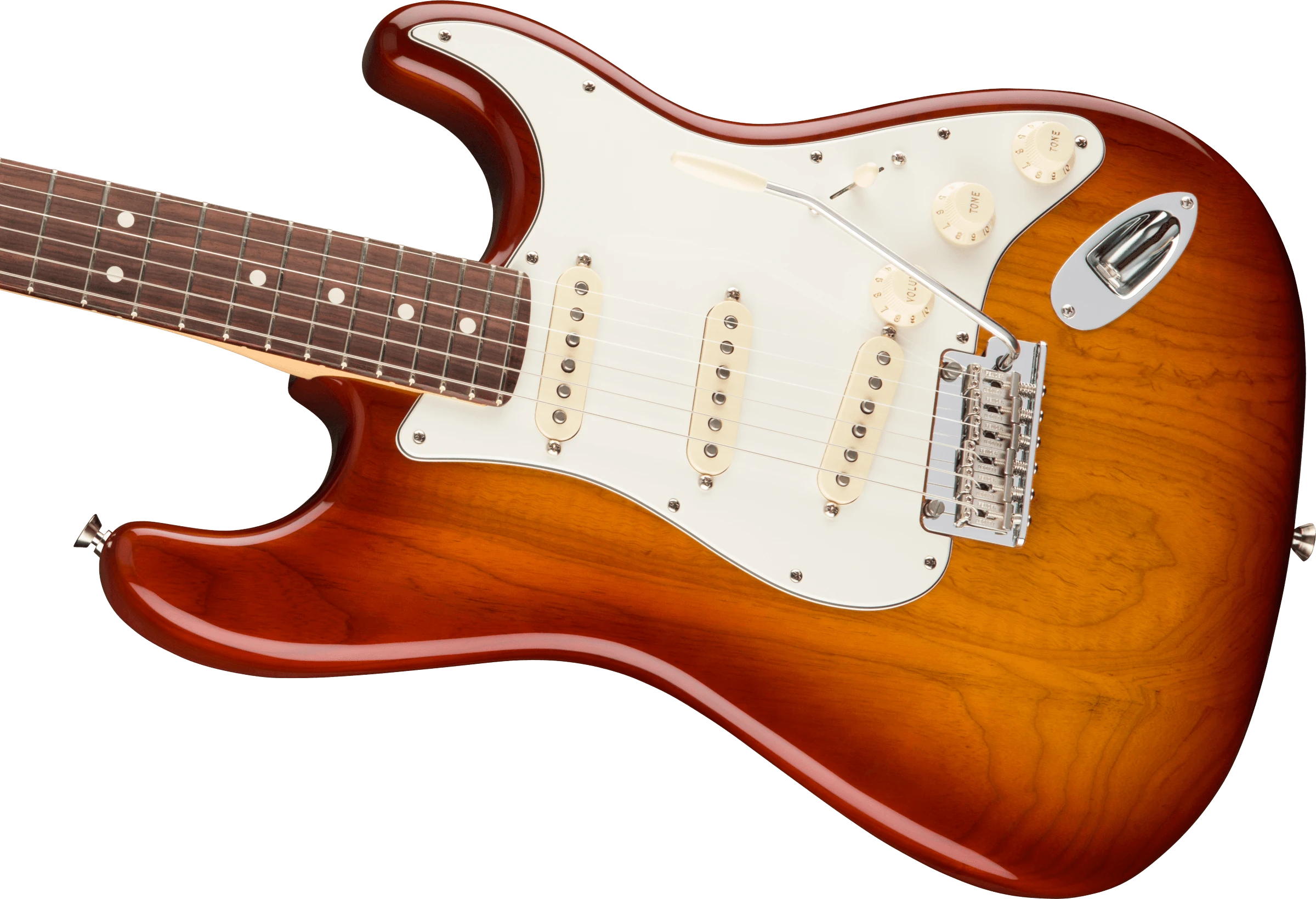 Fender® American Pro Stratocaster®, Rosewood Fingerboard, Sienna Sunburst