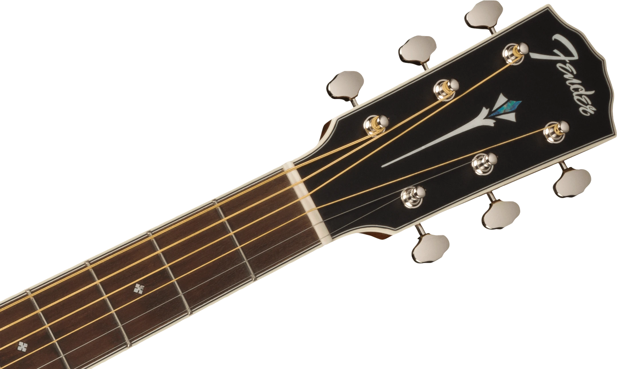 Fender® PO-220E Orchestra, All Mahogany, Ovangkol Fingerboard, Aged Cognac Burst