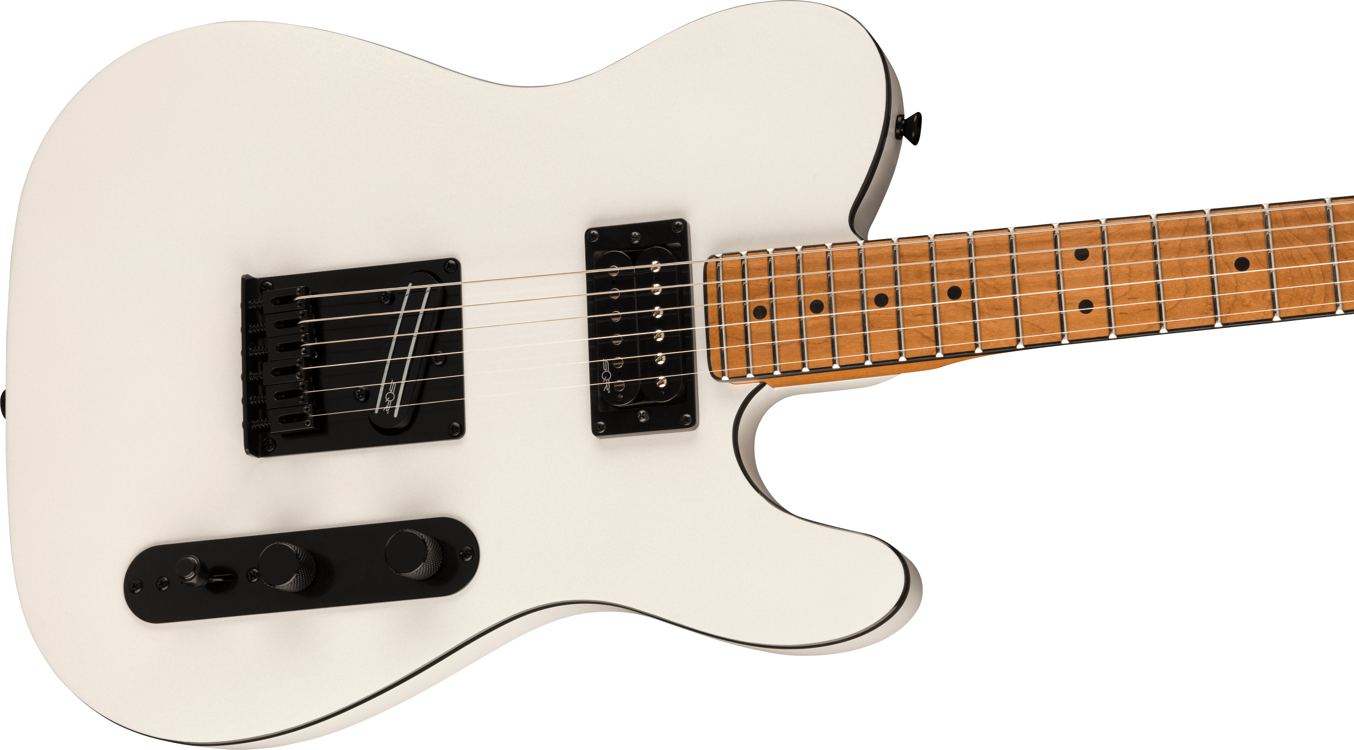 Squier® Contemporary Telecaster® RH, Roasted Maple Fingerboard, Pearl White