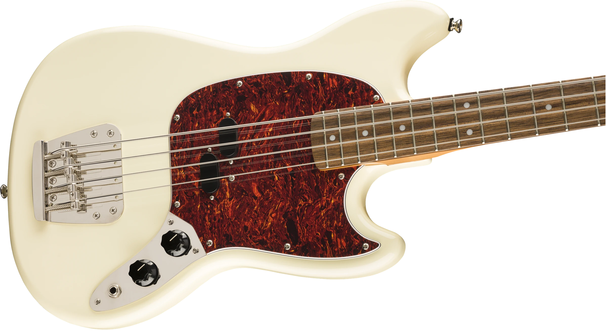Squier® Classic Vibe '60s Mustang® Bass, Laurel Fingerboard, Olympic White