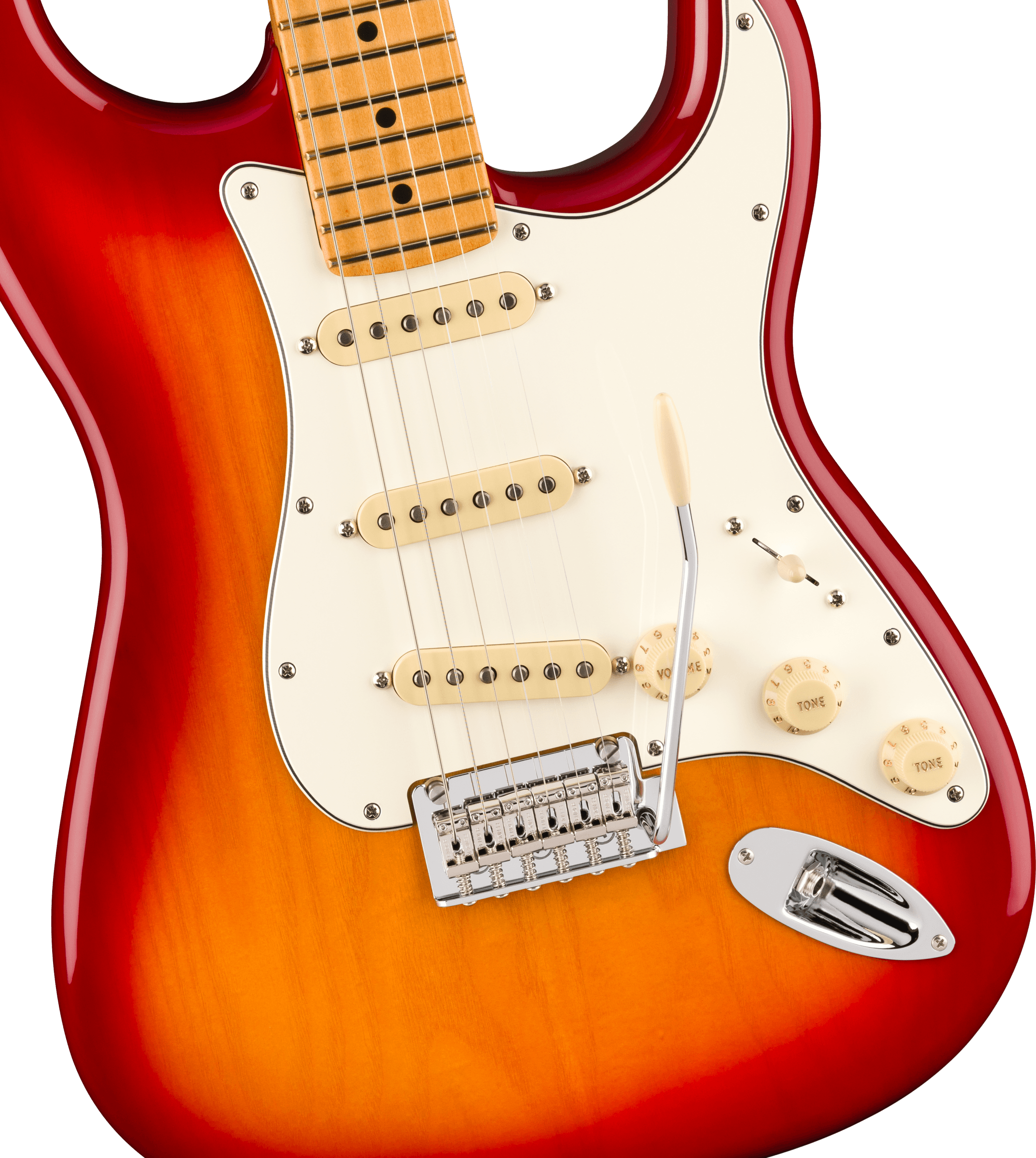 Fender® Player II Stratocaster®, Maple Fingerboard, Aged Cherry Burst