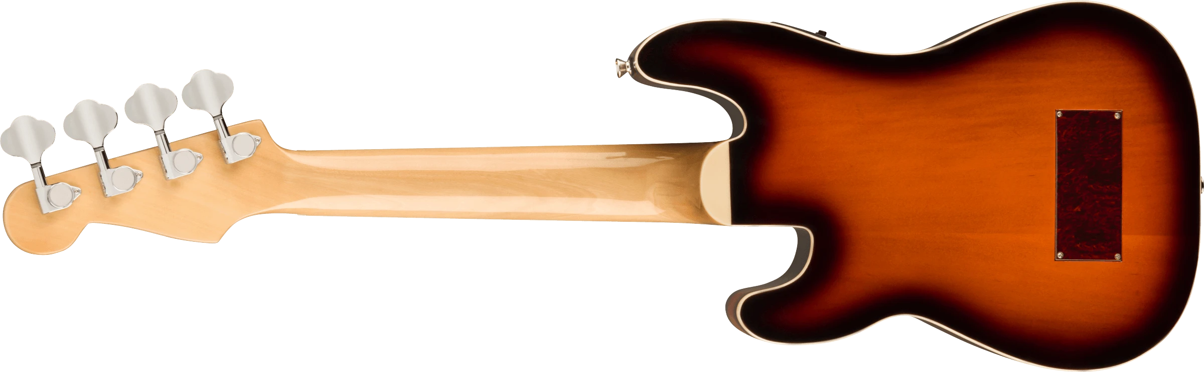 Fender® Fullerton Precision Bass® Uke, Walnut Fingerboard, Tortoiseshell Pickguard, 3-Color Sunburst
