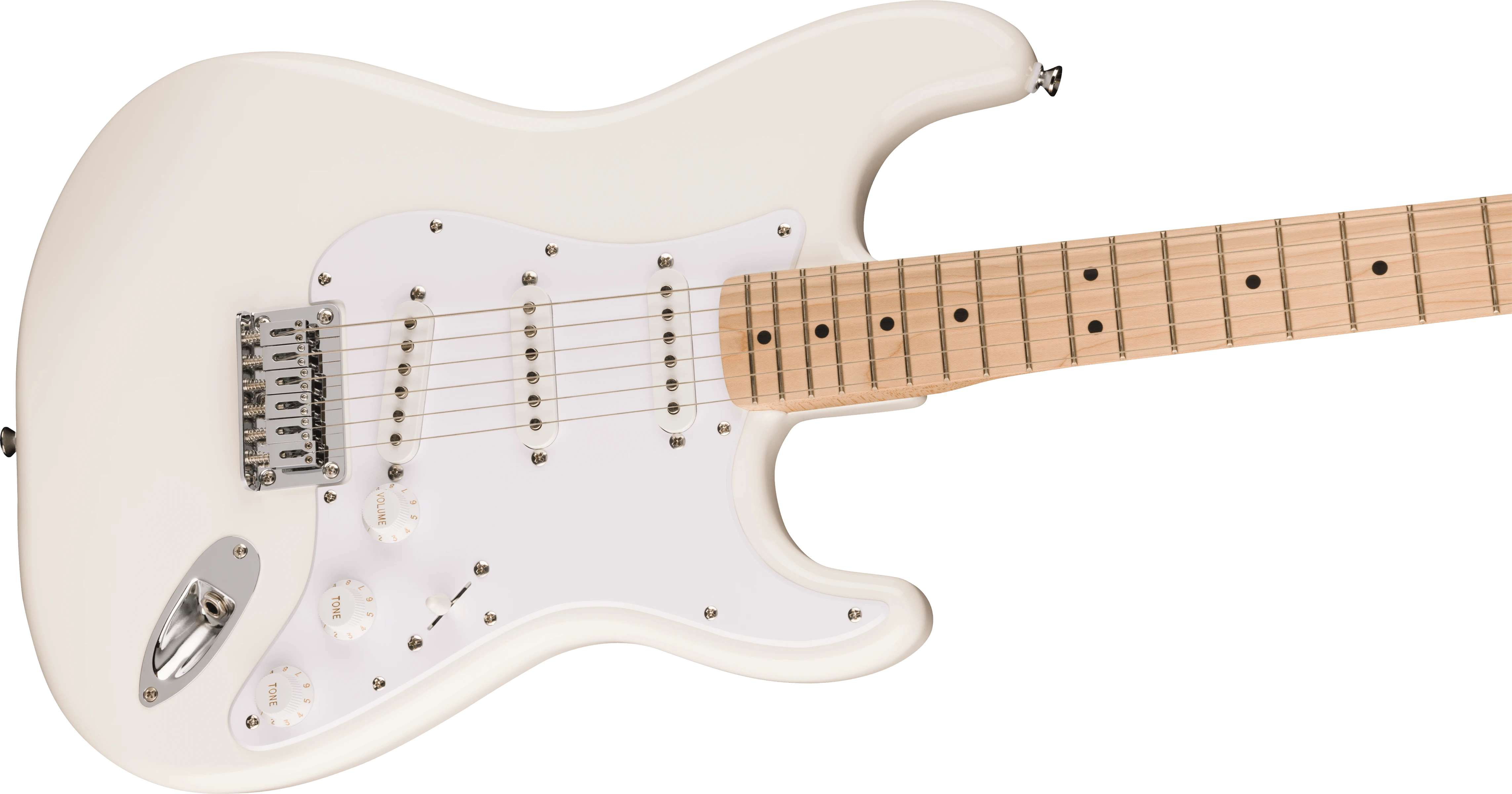 Squier® Squier Sonic® Stratocaster® HT, Maple Fingerboard, White Pickguard, Arctic White
