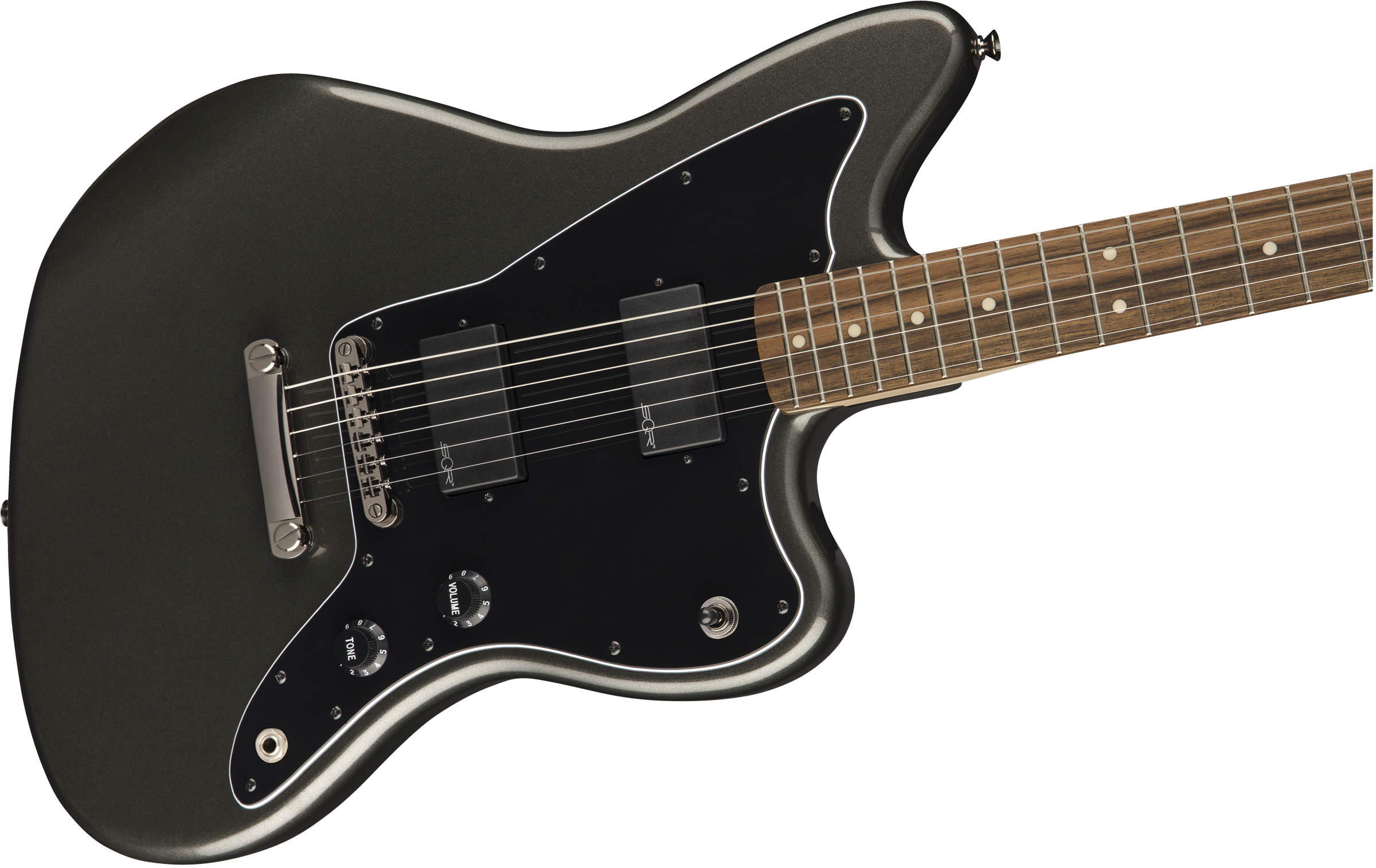 Squier® Contemporary Active Jazzmaster® HH ST, Laurel Fingerboard, Graphite Metallic