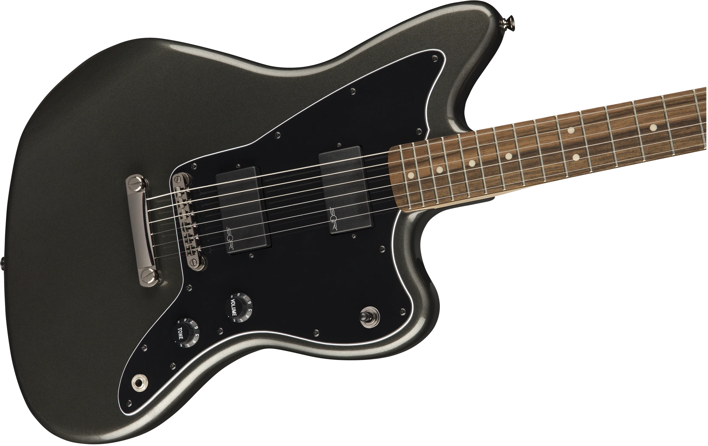 Squier® Contemporary Active Jazzmaster® HH ST, Laurel Fingerboard, Graphite Metallic