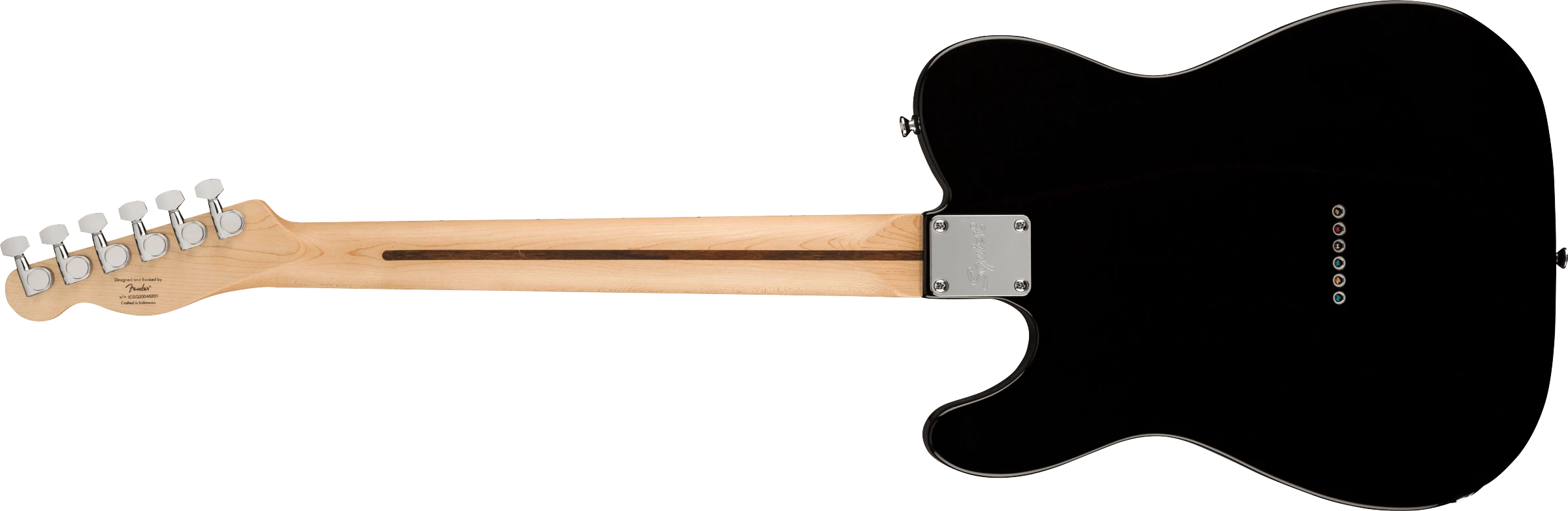 Squier® FSR Bullet® Telecaster®, Maple Fingerboard, Black Pickguard, Black