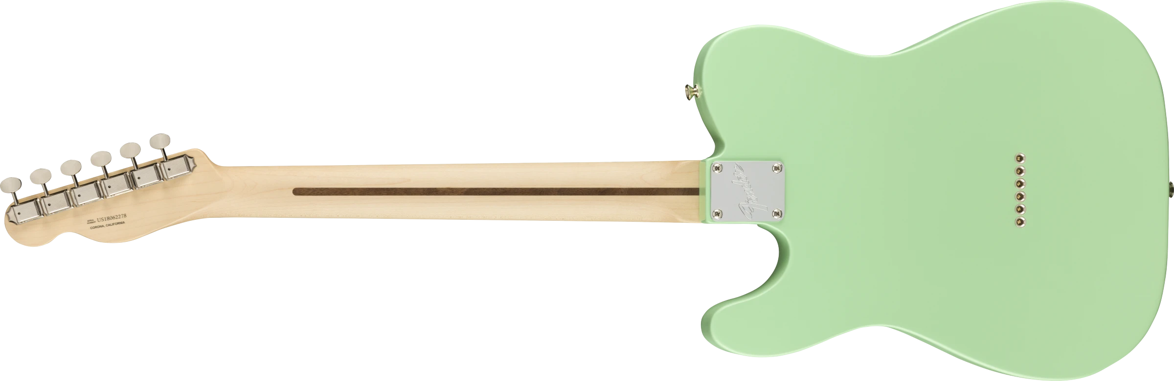 Fender® American Performer Telecaster® with Humbucking, Rosewood Fingerboard, Satin Surf Green