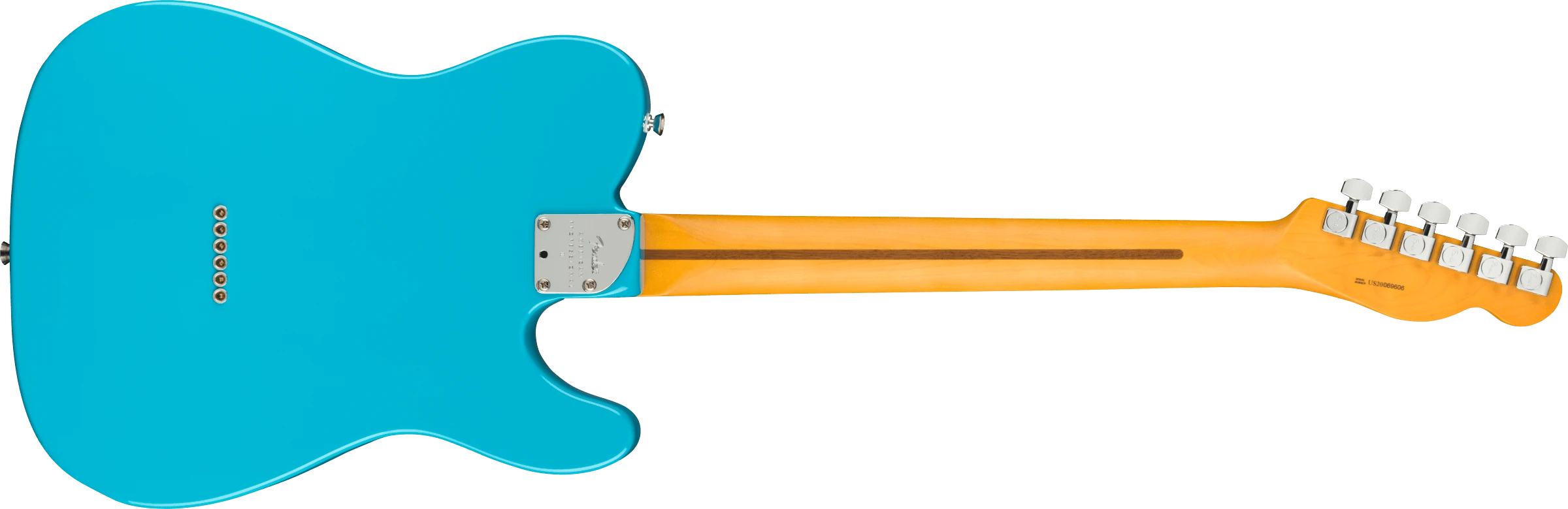 Fender® American Professional II Telecaster® Left-Hand, Rosewood Fingerboard, Miami Blue