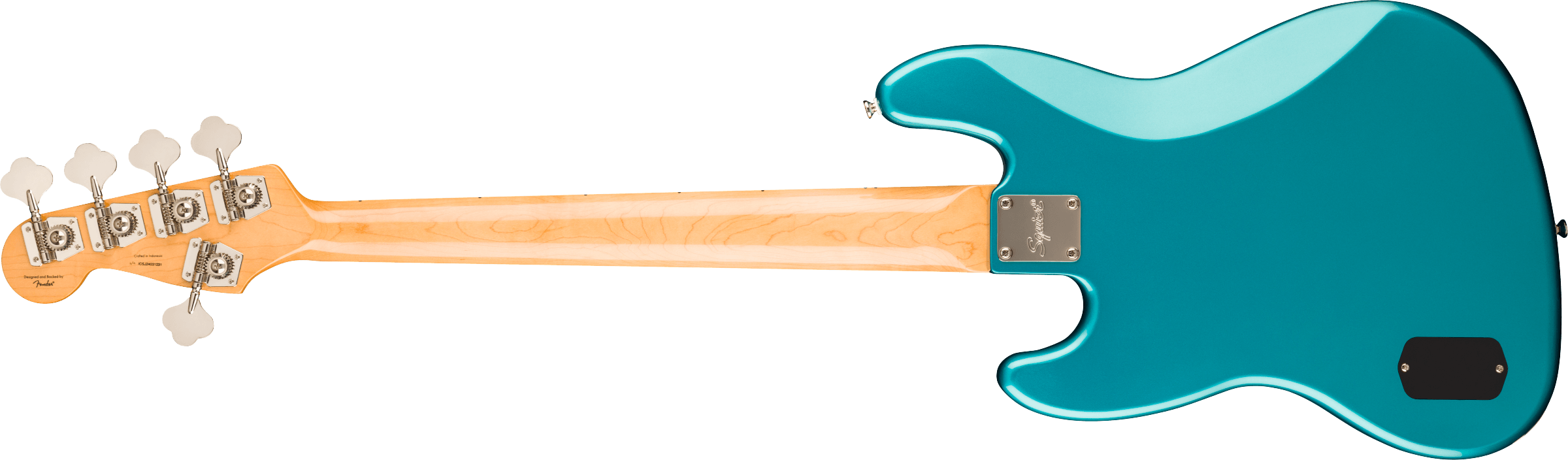 Squier® Classic Vibe™ Active '70s Jazz Bass® V, Maple Fingerboard, Parchment Pickguard, Ocean Turquoise