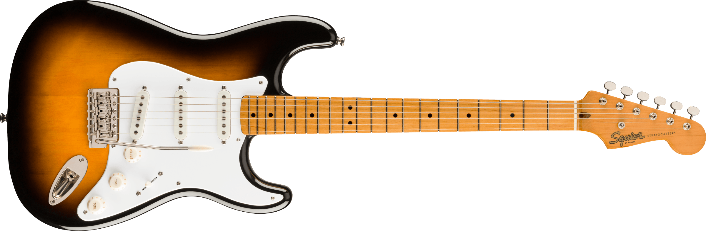 Squier® Classic Vibe '50s Stratocaster®, Maple Fingerboard, 2-Color Sunburst