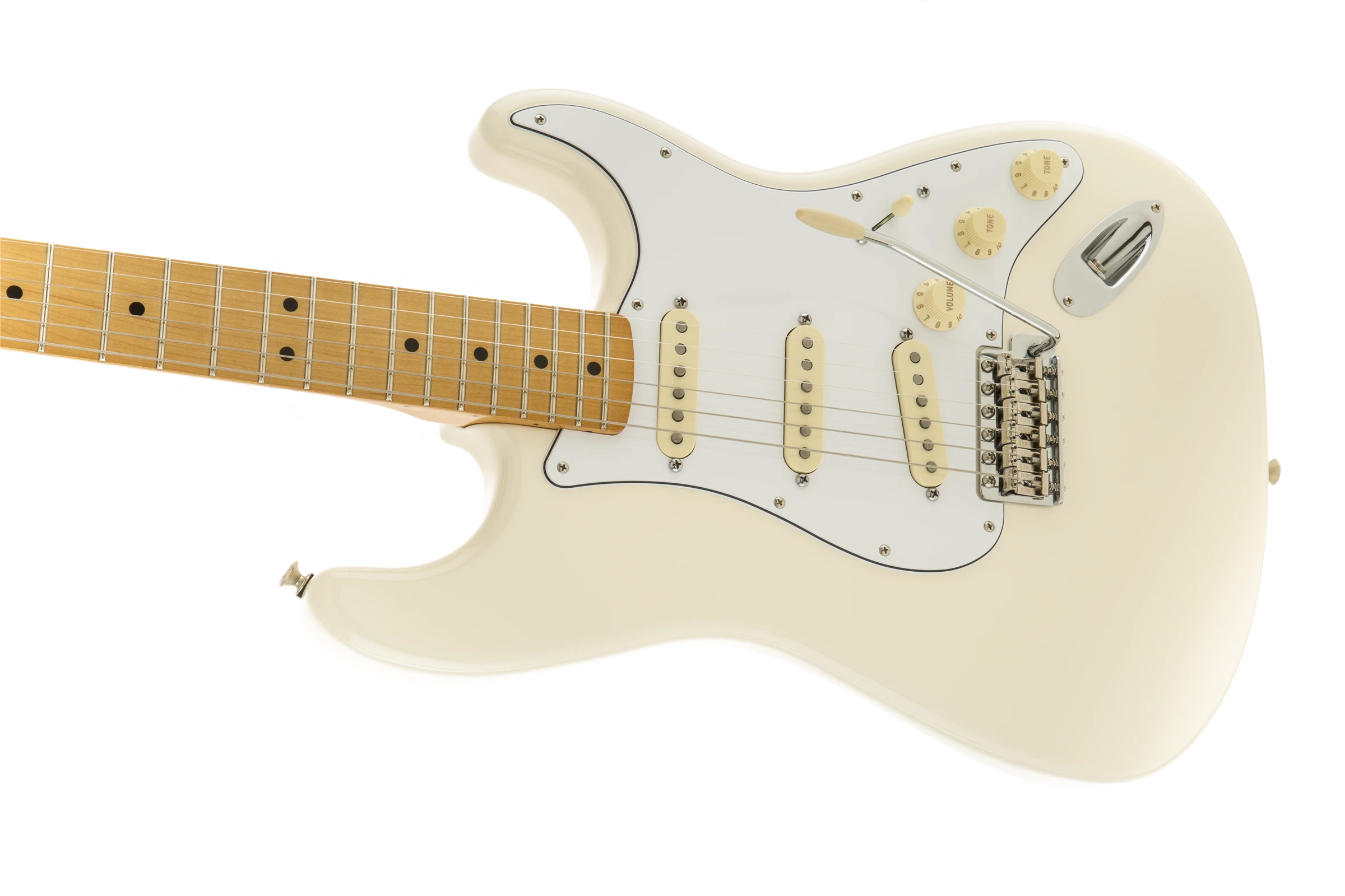 Fender® Jimi Hendrix Stratocaster®, Maple Fingerboard, Olympic White