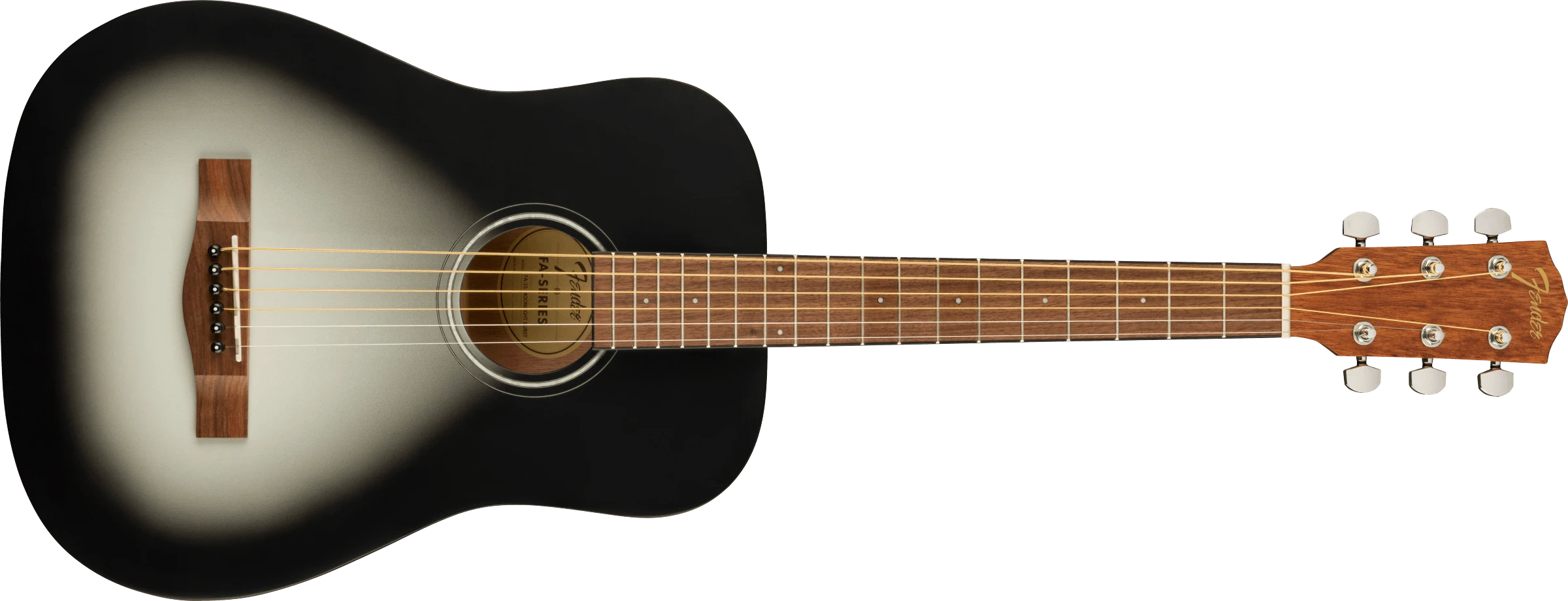 Fender® FA-15 3/4 Scale Steel with Gig Bag, Walnut Fingerboard, Moonlight Burst